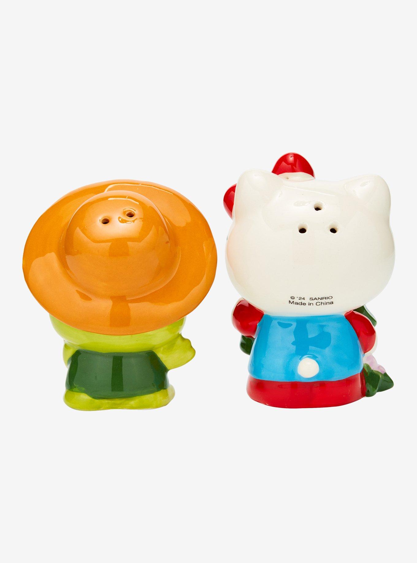 Sanrio Hello Kitty & Keroppi Salt and Pepper Shakers, , alternate