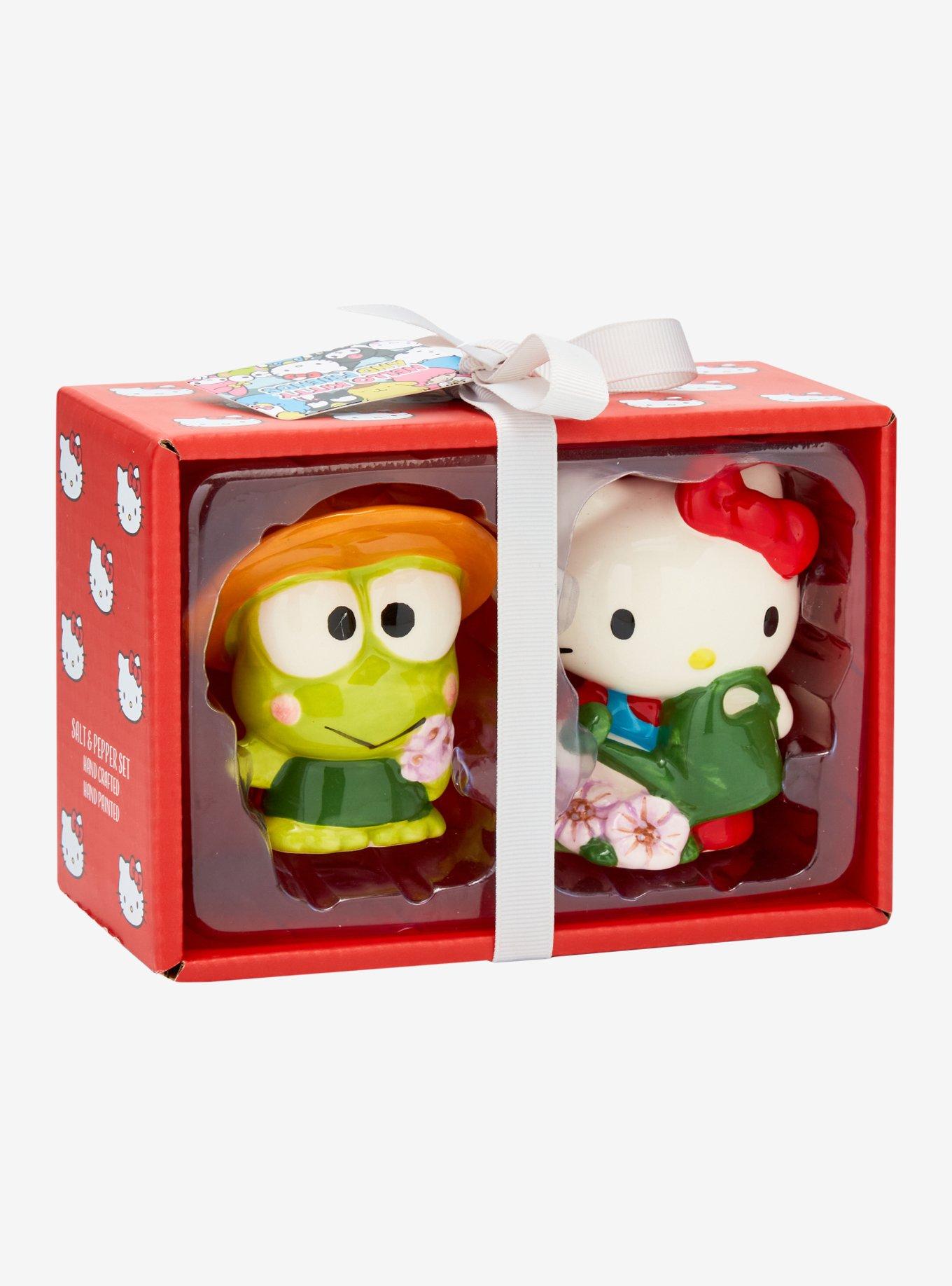 Sanrio Hello Kitty & Keroppi Salt and Pepper Shakers, , alternate