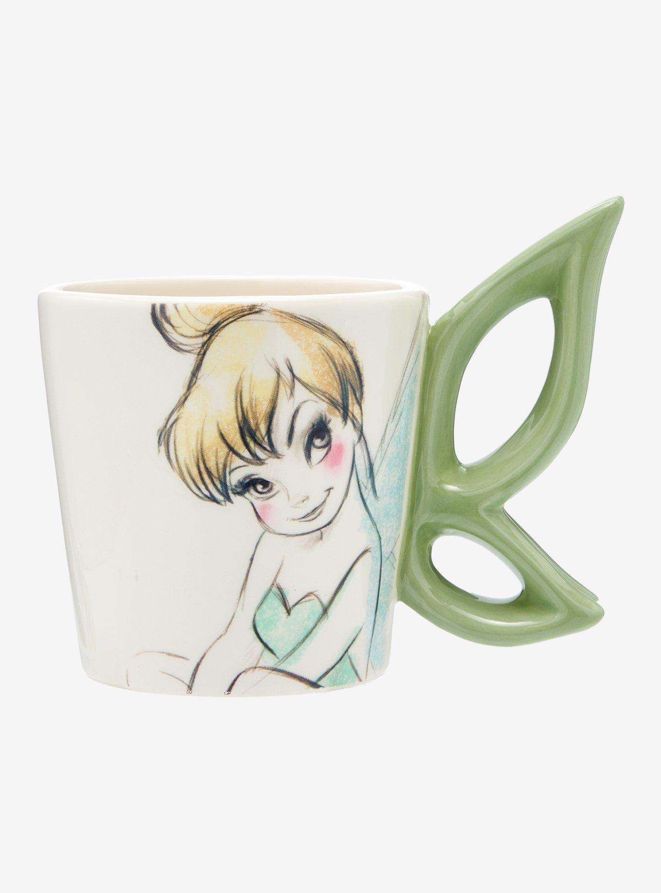 Disney Peter Pan Tinker Bell Wing Handle Mug, , alternate