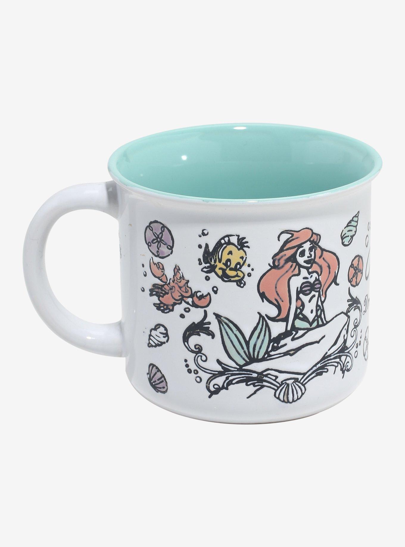 Disney The Little Mermaid Ariel Ocean Icons Mug