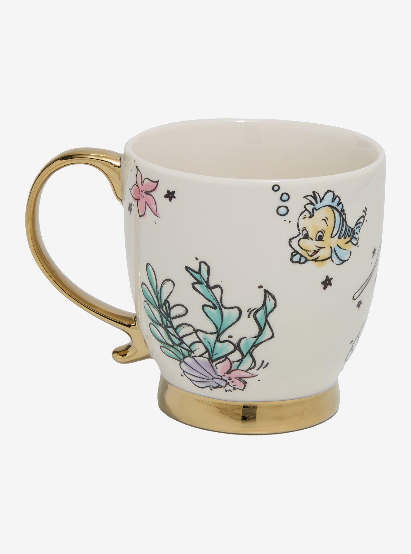 Disney The Little Mermaid Ariel Icons Illustrated Mug, , hi-res
