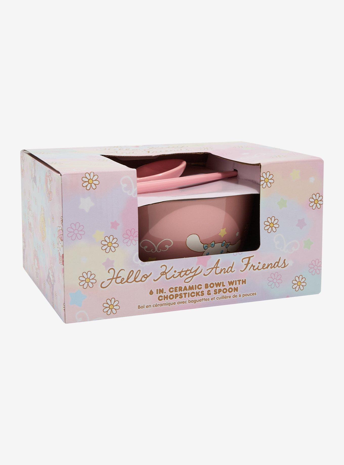 Hello Kitty And Friends Pastel Pink Ramen Bowl Set, , alternate