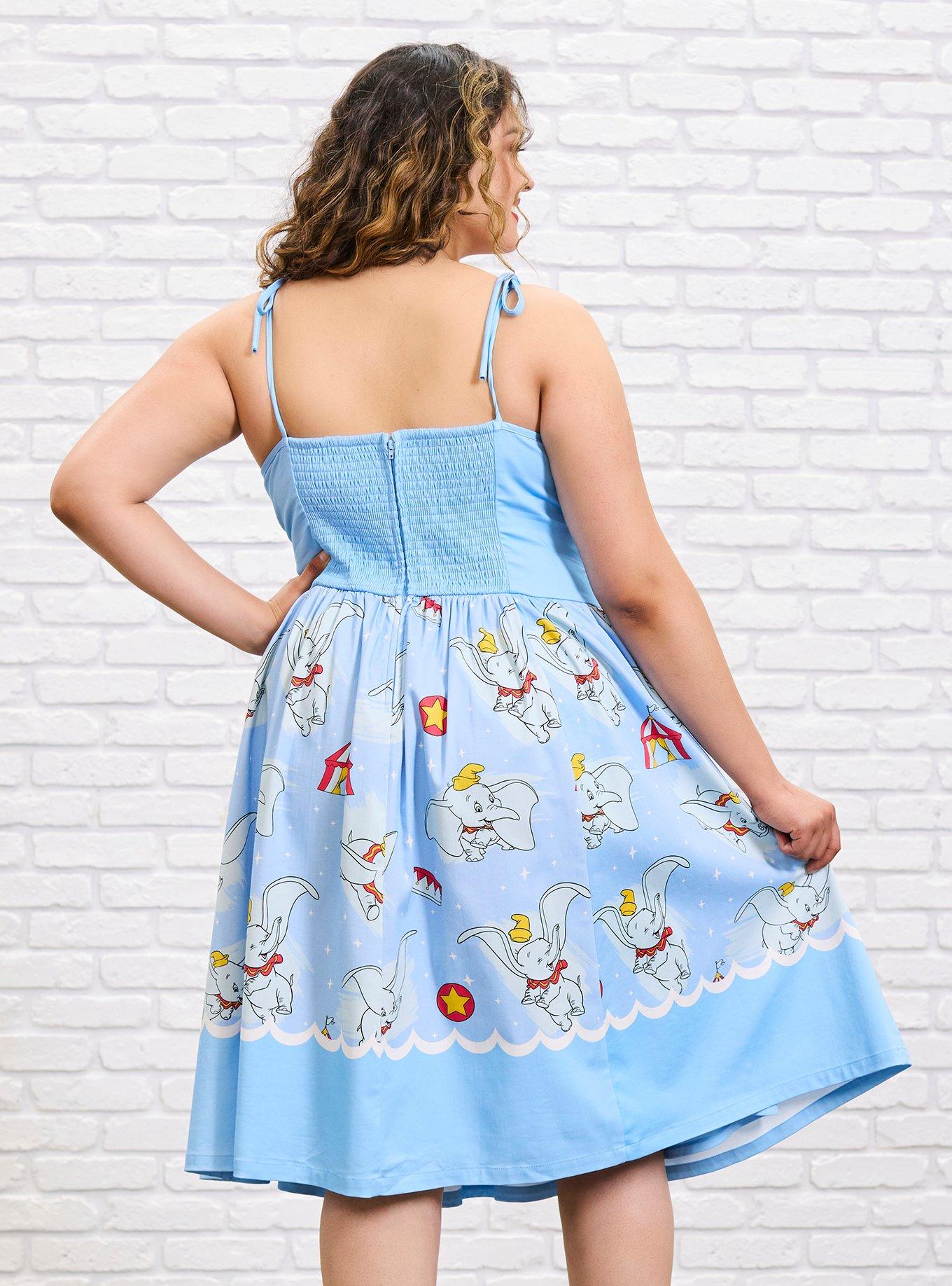 Her Universe Disney Dumbo Retro Dress Plus Size Her Universe Exclusive, MULTI, alternate