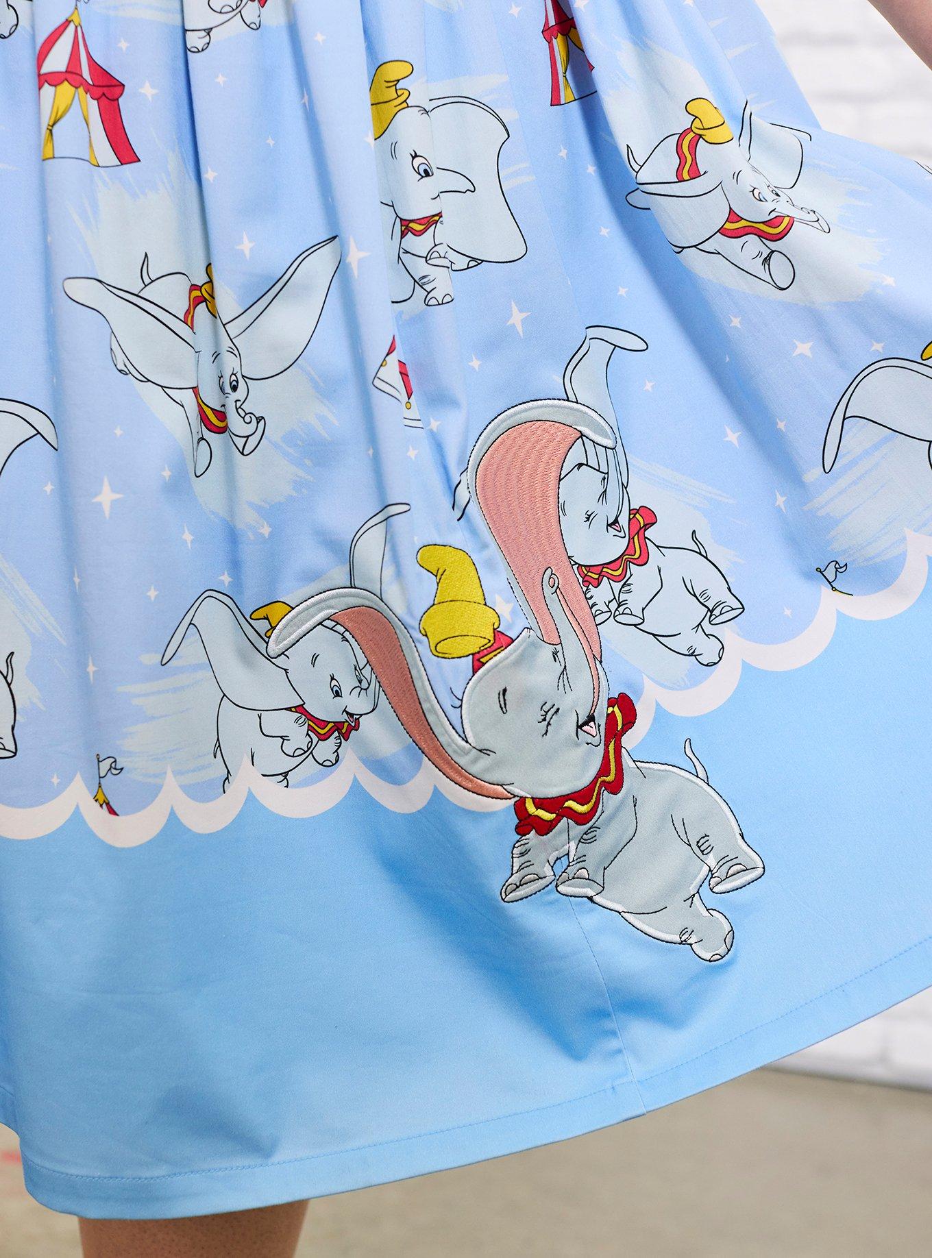 Her Universe Disney Dumbo Retro Dress Plus Size Her Universe Exclusive, MULTI, alternate