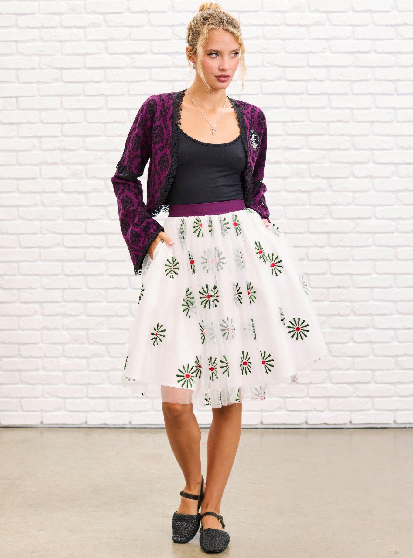 Her Universe Disney Haunted Mansion Sally Slater Mesh Retro Skirt Her Universe Exclusive, , hi-res