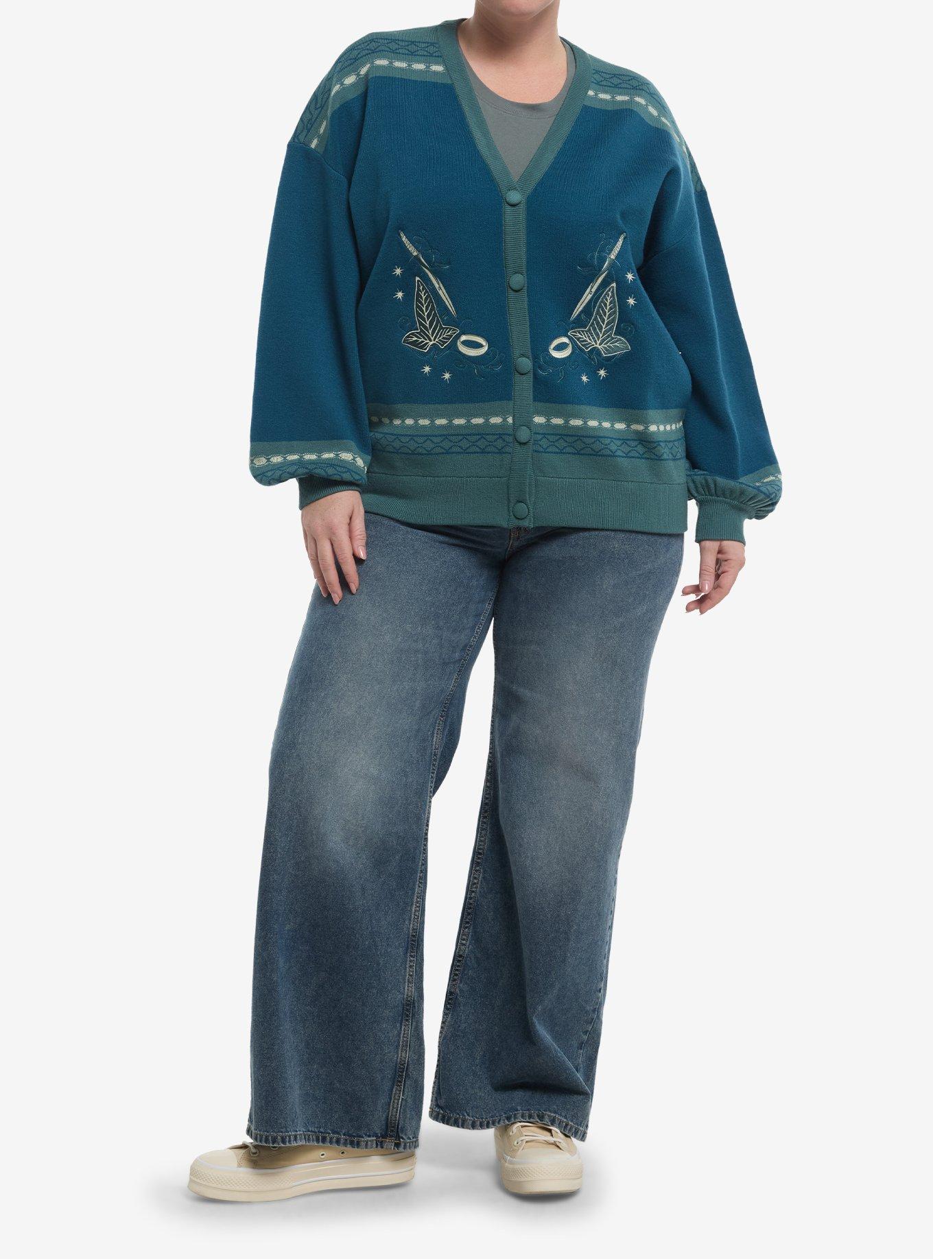 Her Universe The Lord Of The Rings Doors Of Durin Cardigan Plus Size Her Universe Exclusive, MULTI, alternate