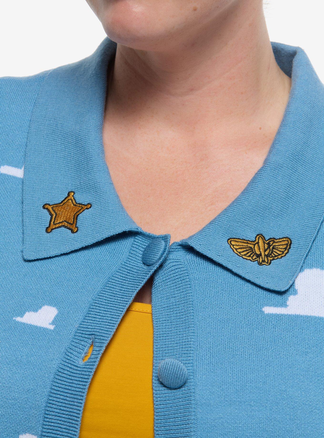 Her Universe Disney Pixar Toy Story Woody & Buzz Collared Cardigan Plus Size Her Universe Exclusive, MULTI, alternate