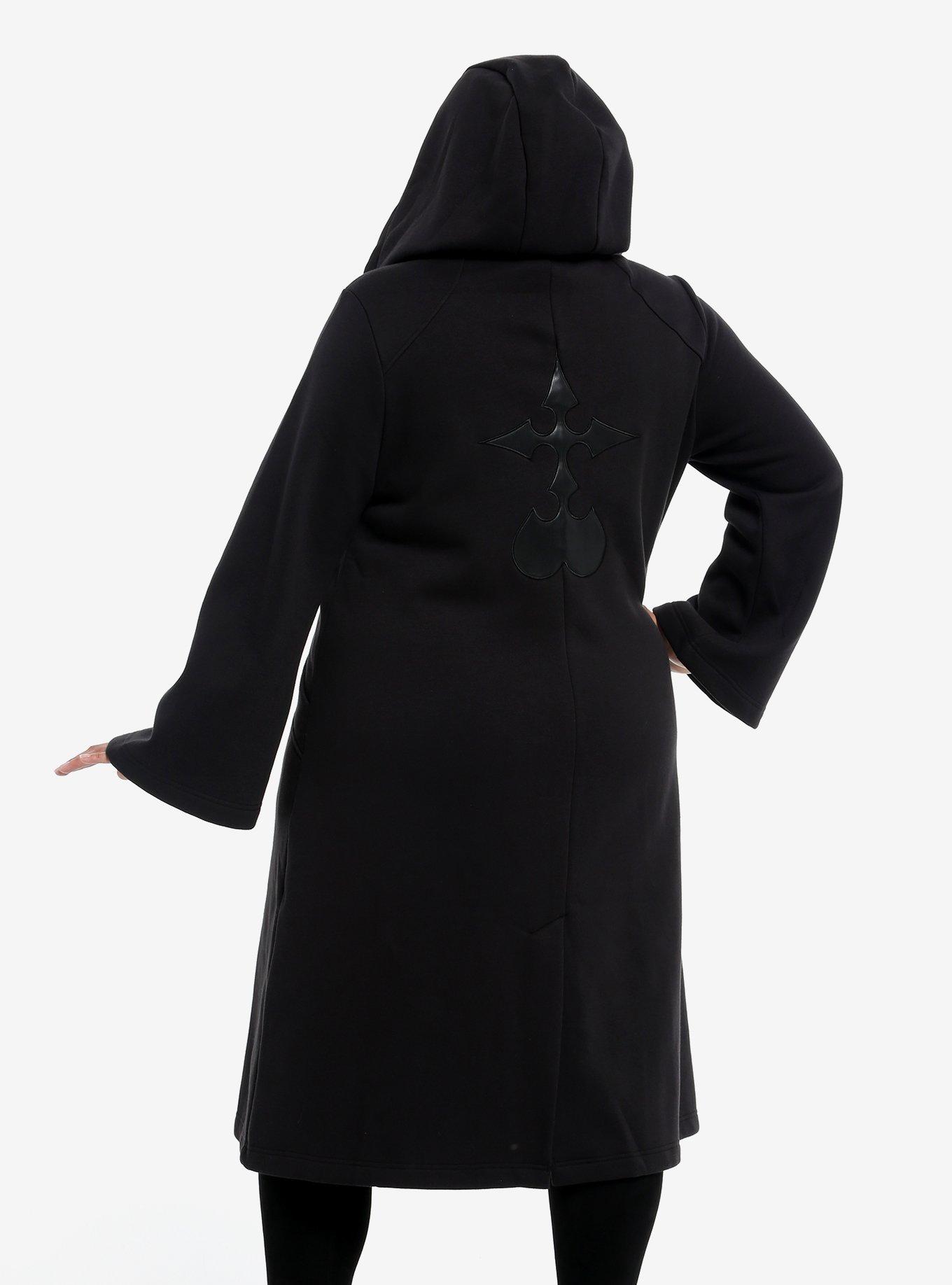 Her Universe Disney Kingdom Hearts Organization XIII Girls Hooded Coat Plus Size, MULTI, alternate