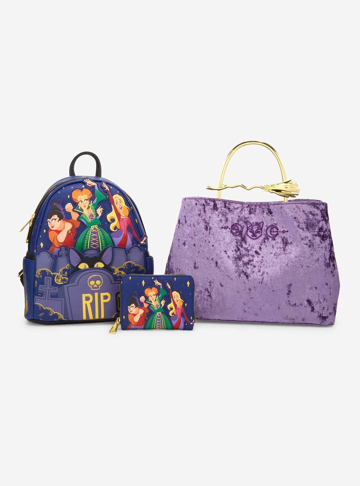 Loungefly Disney Hocus Pocus Binx Broomstick Satchel Bag, , alternate - view 5