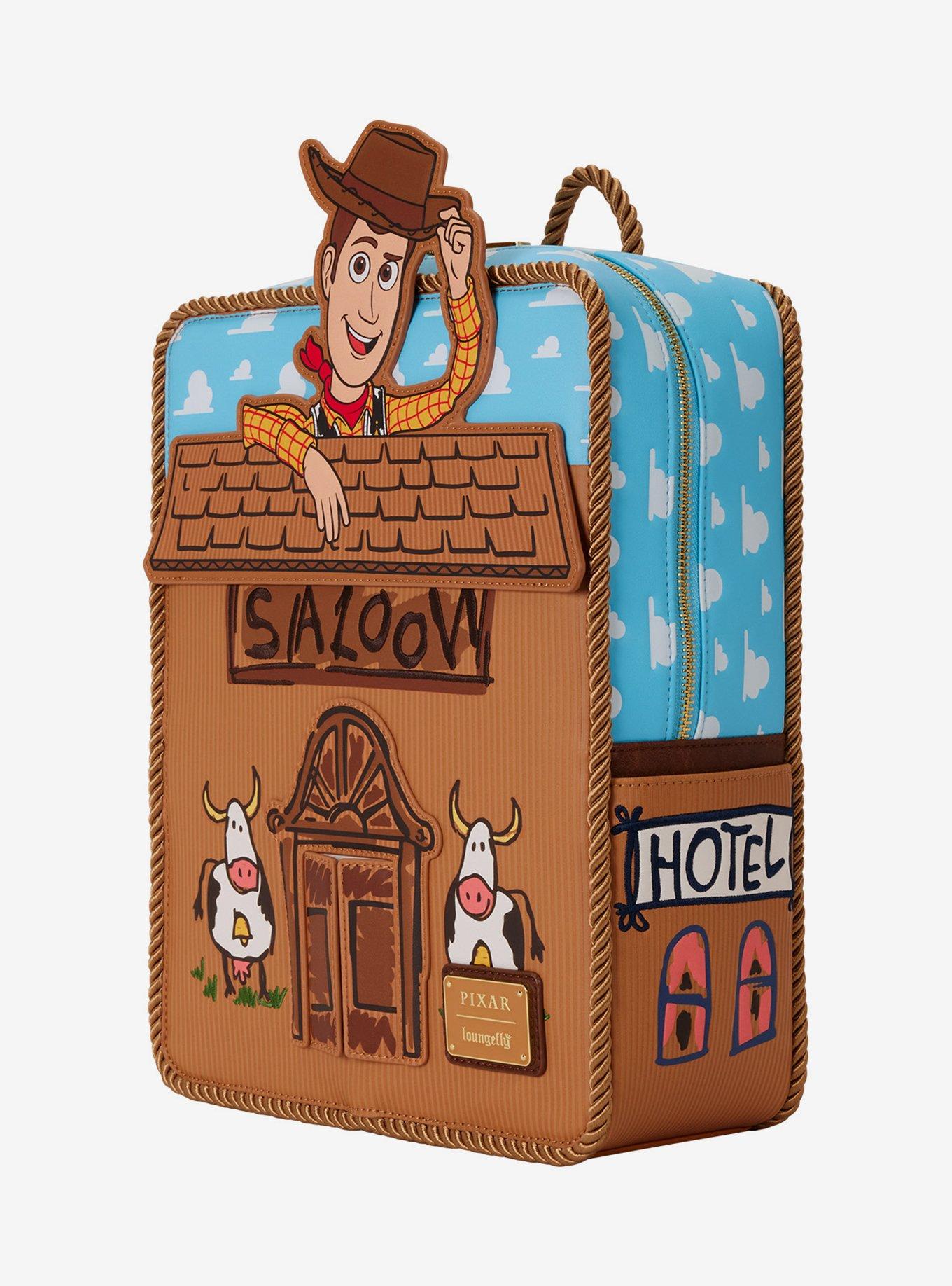 Loungefly Disney Pixar Toy Story 30th Anniversary Woody Saloon Mini Backpack, , alternate