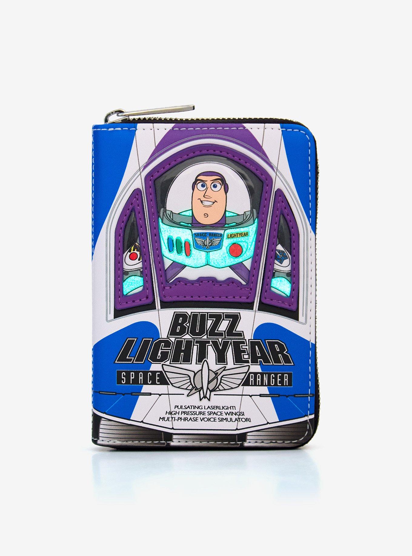 Loungefly Disney Pixar Toy Story 30th Anniversary Buzz Lightyear Box Glow-in-the-Dark Small Zip Wallet, , hi-res