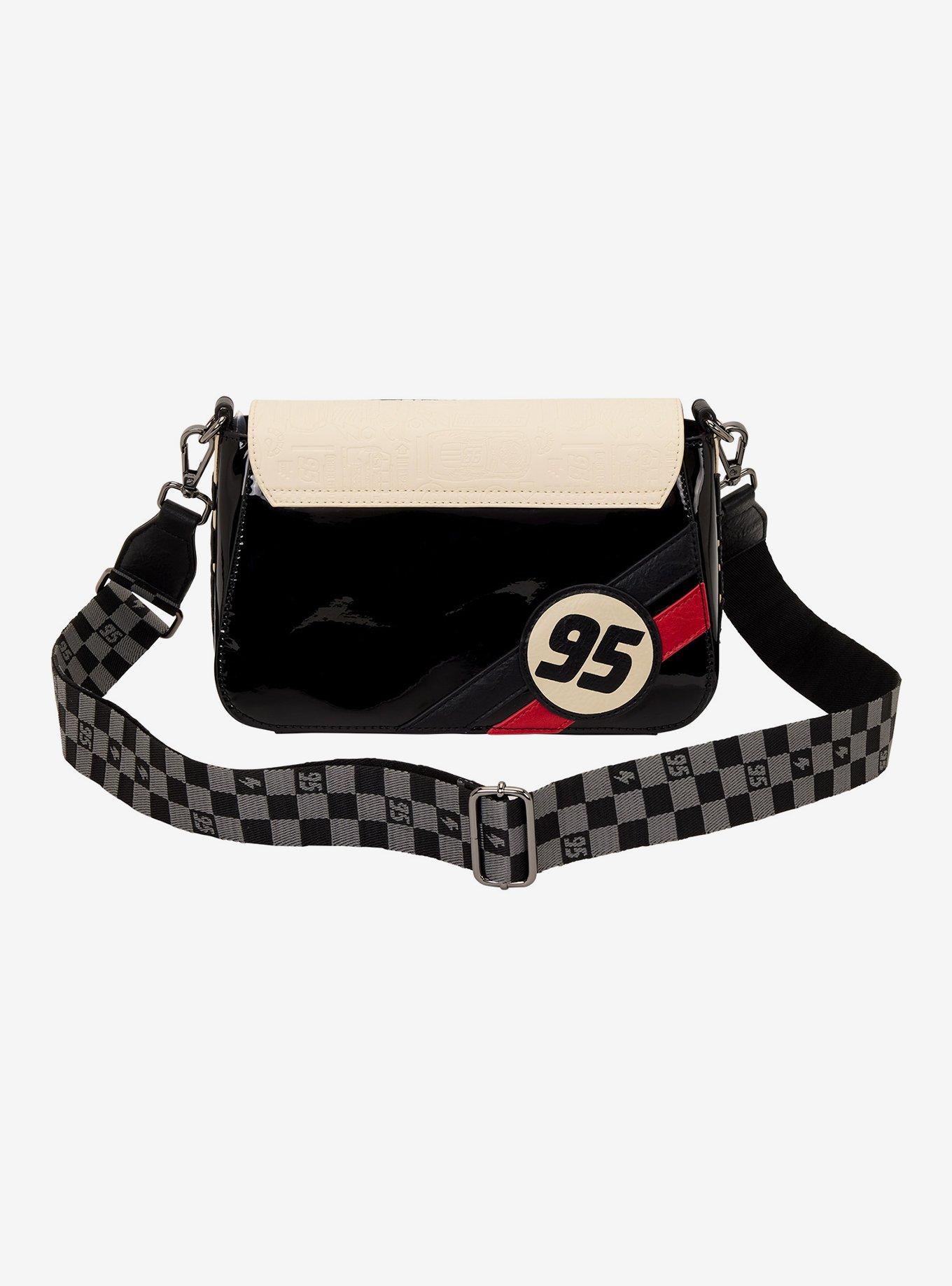 Loungefly Disney Pixar Cars Lightning McQueen Racetrack Crossbody Bag