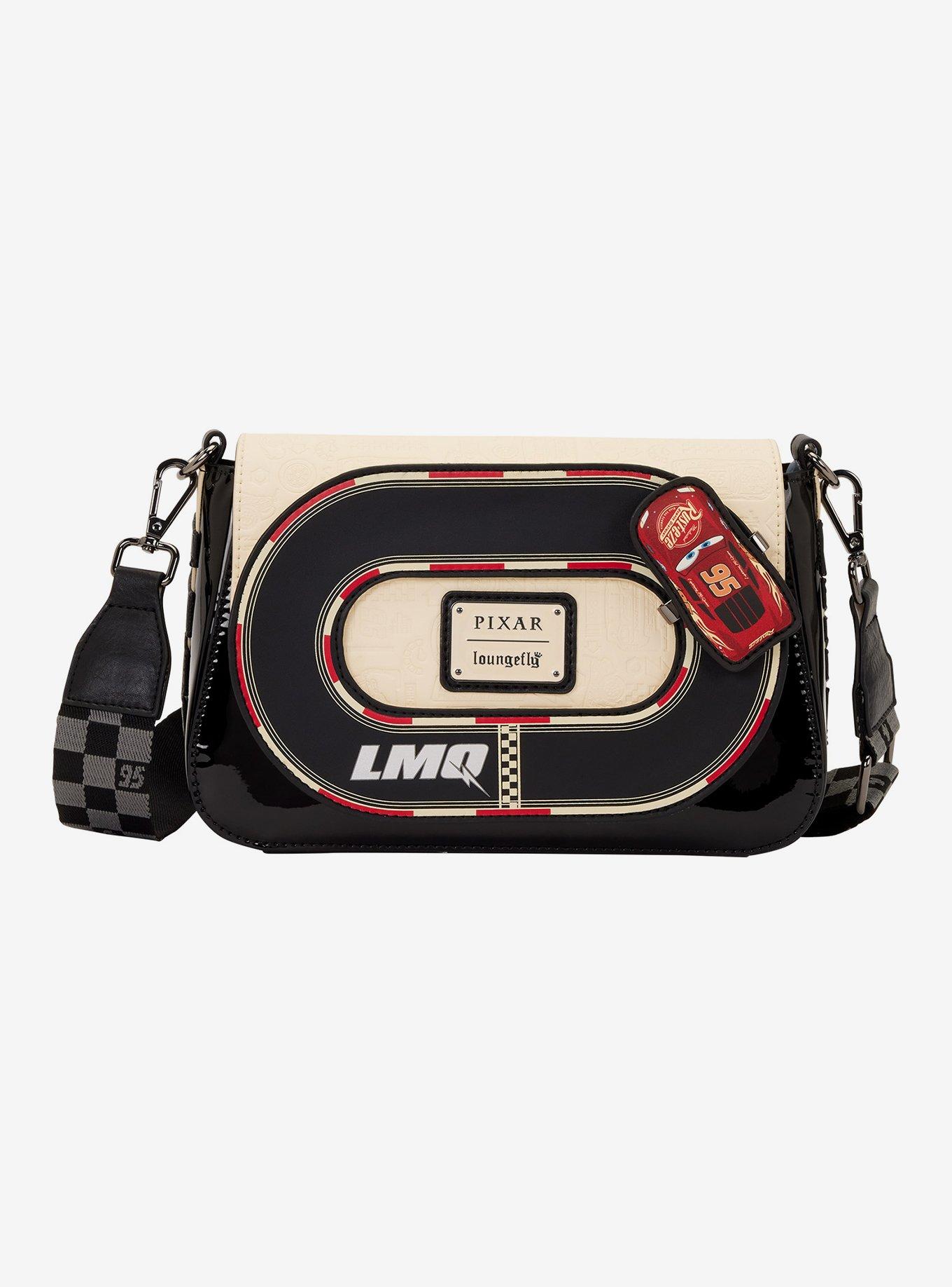 Loungefly Disney Pixar Cars Lightning McQueen Racetrack Crossbody Bag, , alternate