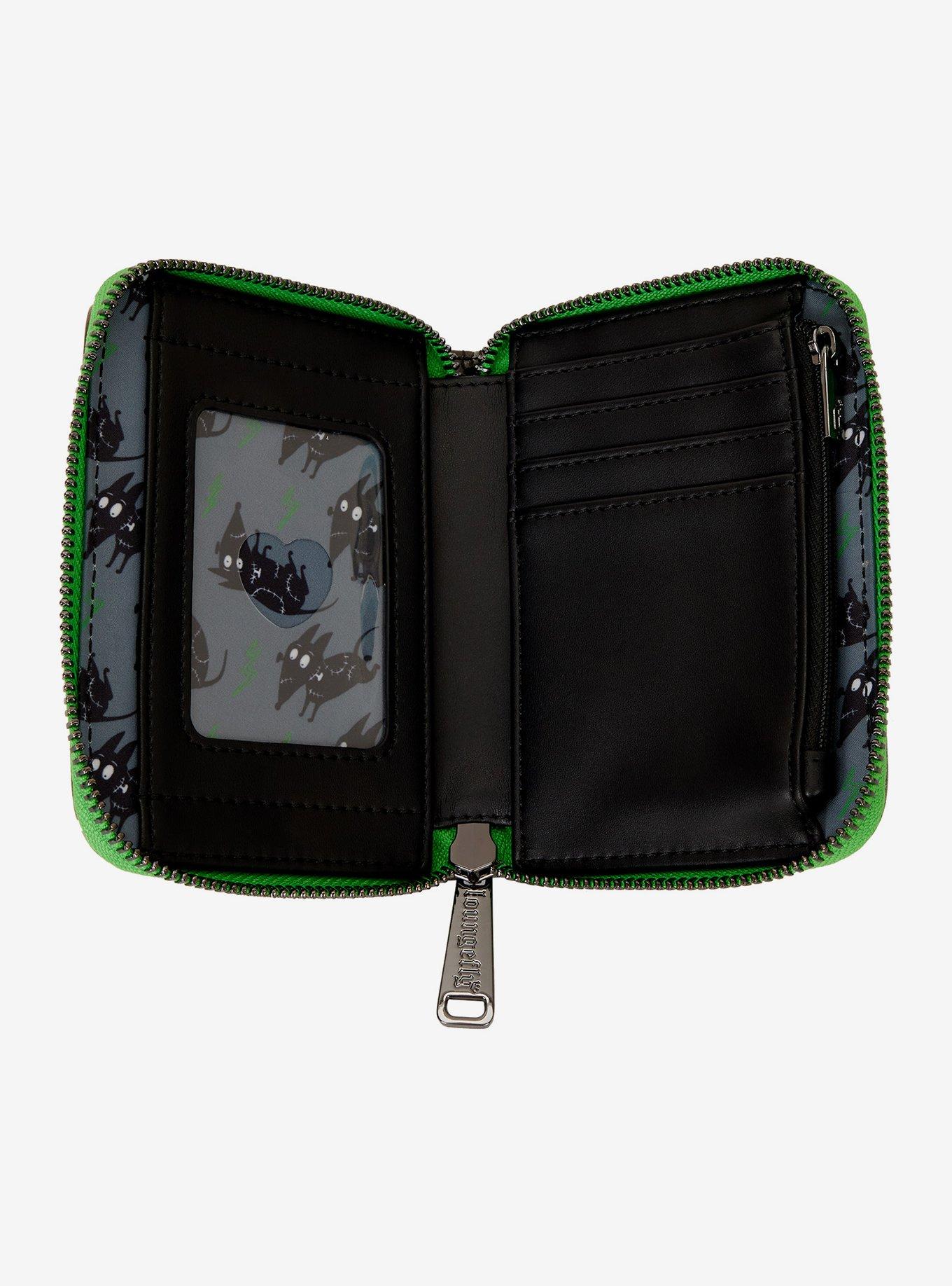 Loungefly Disney Frankenweenie Sparky & Persephone Glow-in-the-Dark Small Zip Wallet, , alternate