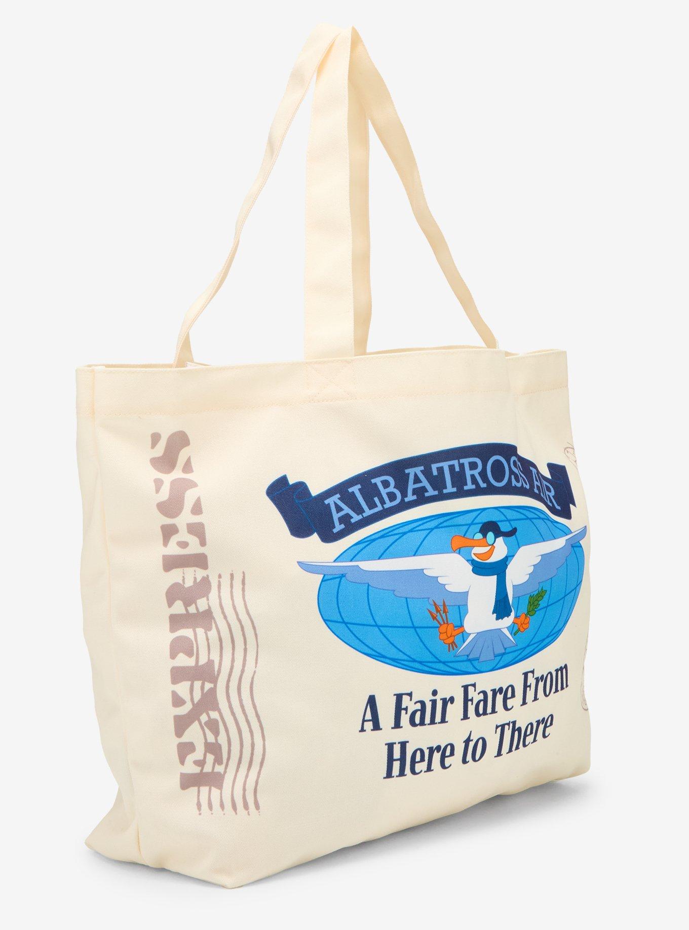 Loungefly Disney The Rescuers Down Under Albatross Air Canvas Tote Bag, , hi-res