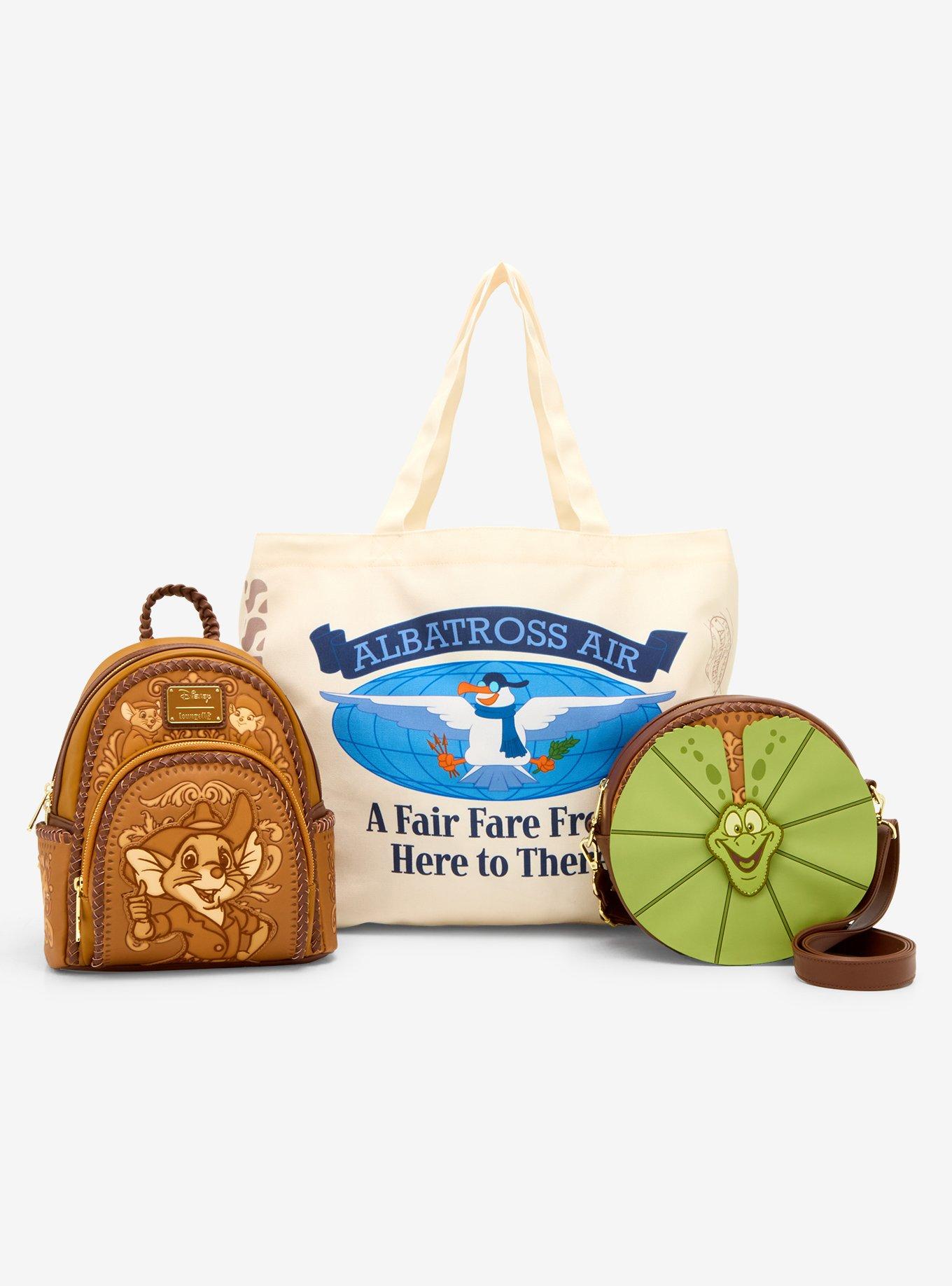 Loungefly Disney The Rescuers Down Under Albatross Air Canvas Tote Bag, , alternate