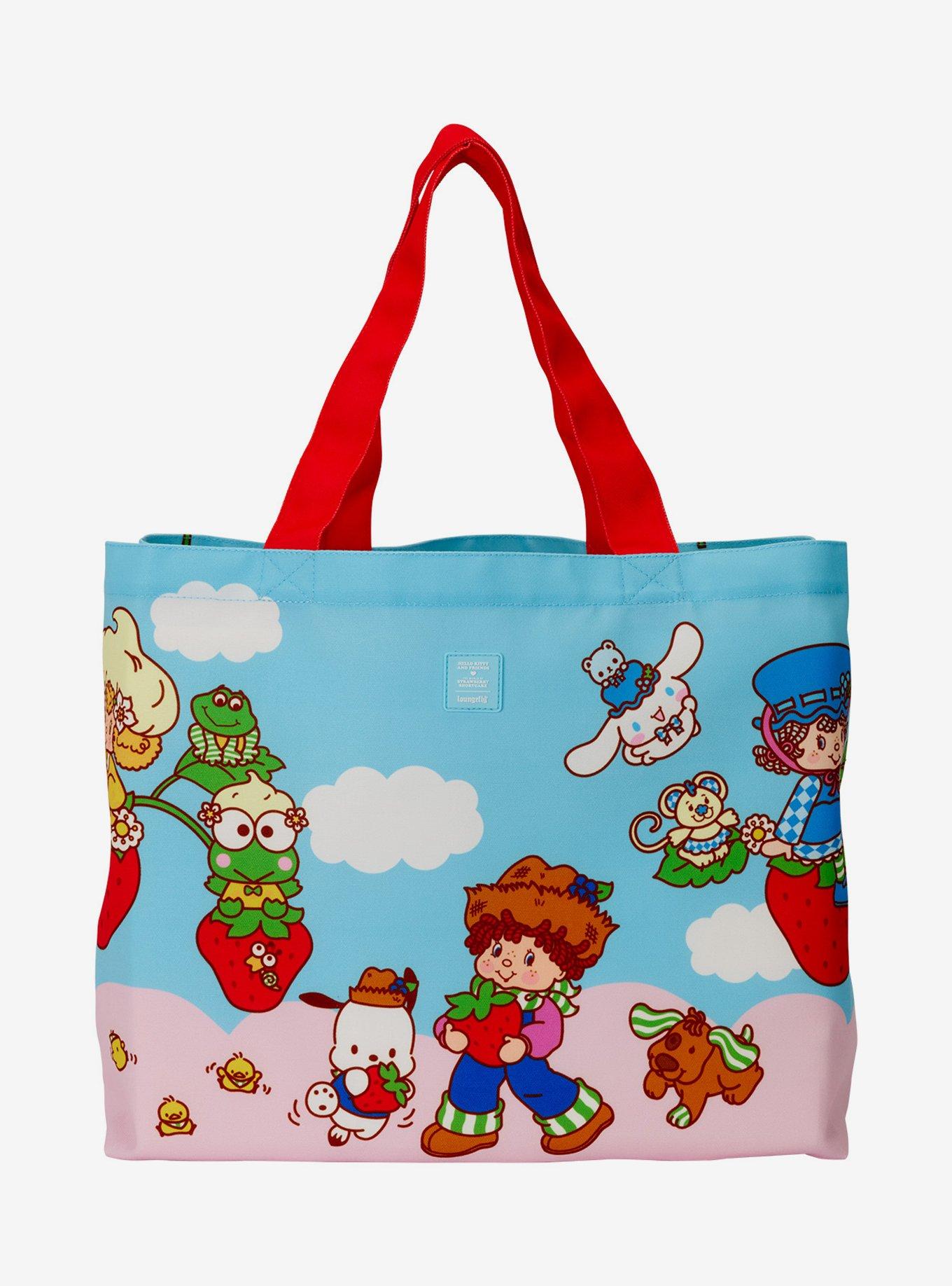 Loungefly Sanrio Hello Kitty and Friends x Strawberry Shortcake Tote Bag, , hi-res