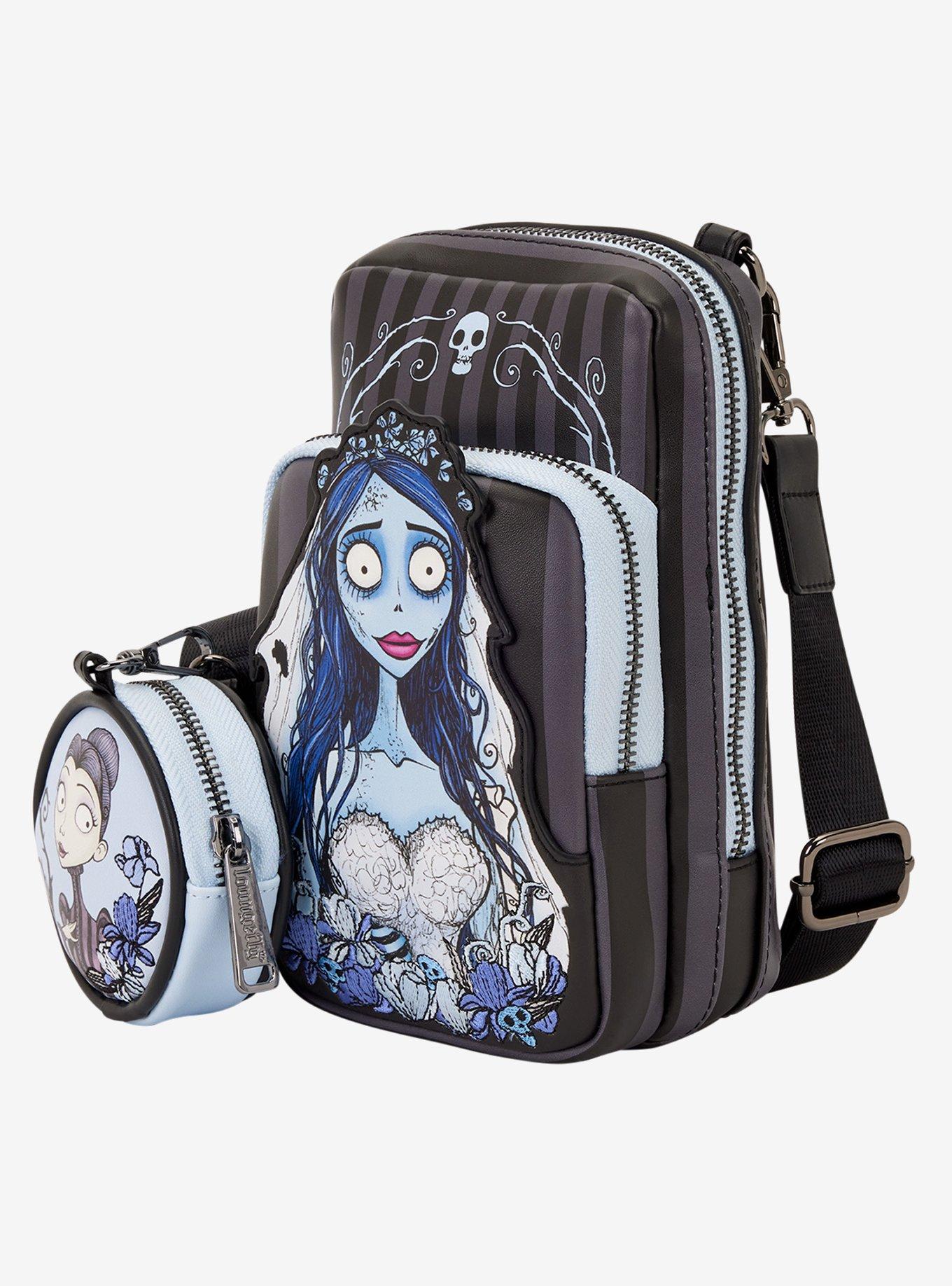 Loungefly Corpse Bride Emily Crossbody Bag with Coin Purse, , alternate