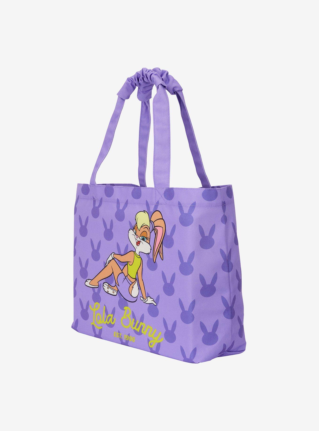 Loungefly Looney Tunes Lola Bunny Canvas Tote Bag, , alternate