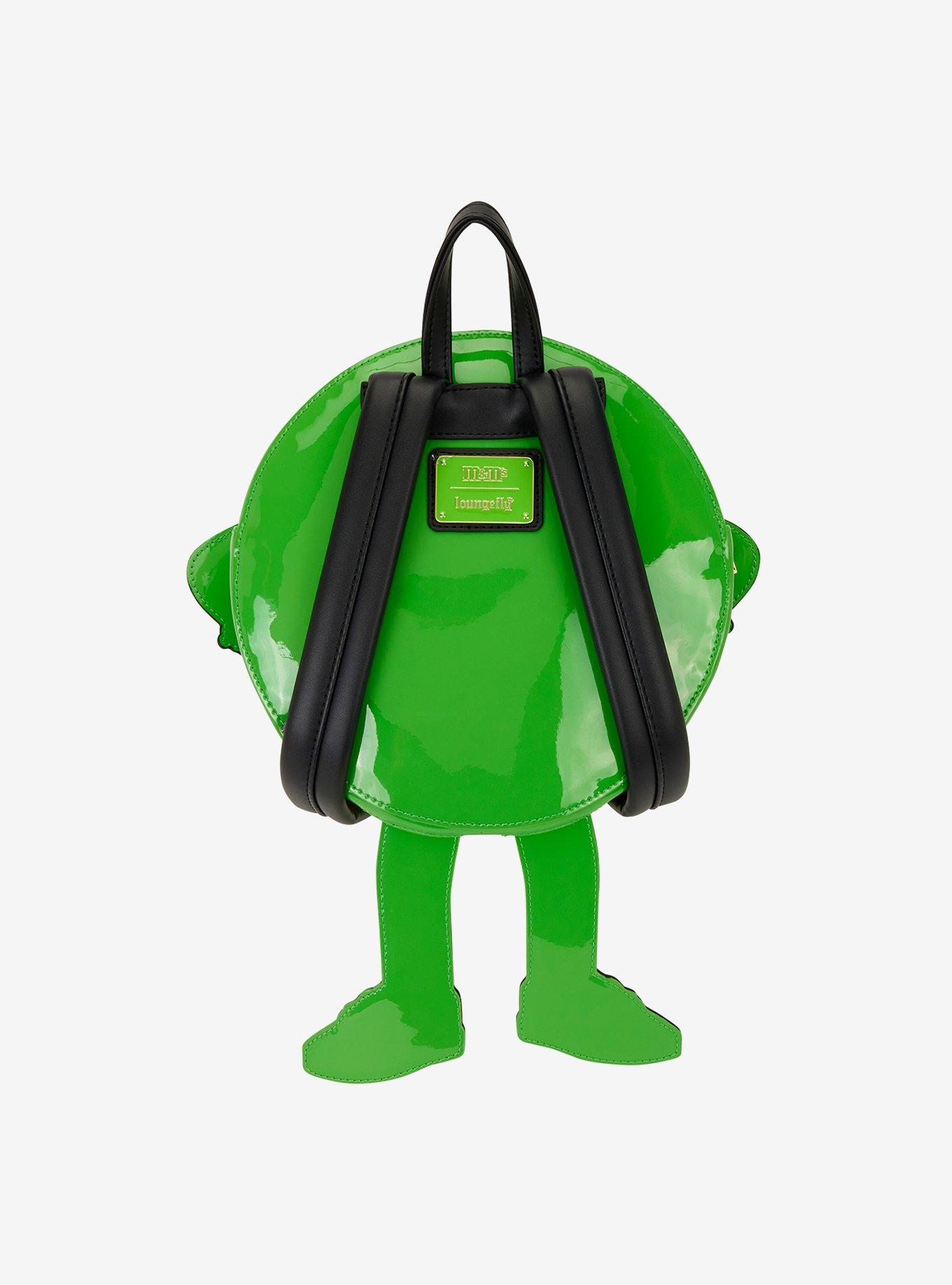 Loungefly M&M's Green M&M Figural Chocolate Scented Mini Backpack, , hi-res
