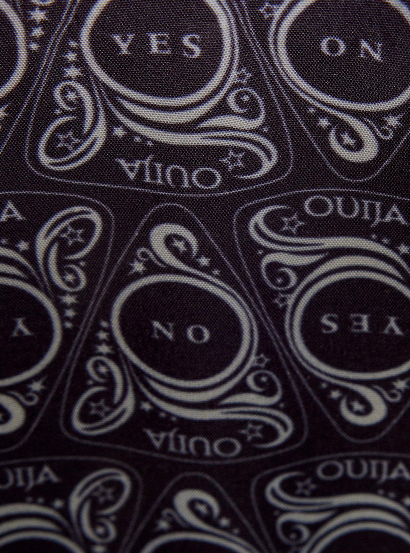 Ouija Planchette Lenticulat Glow-in-the-Dark Crossbody Bag