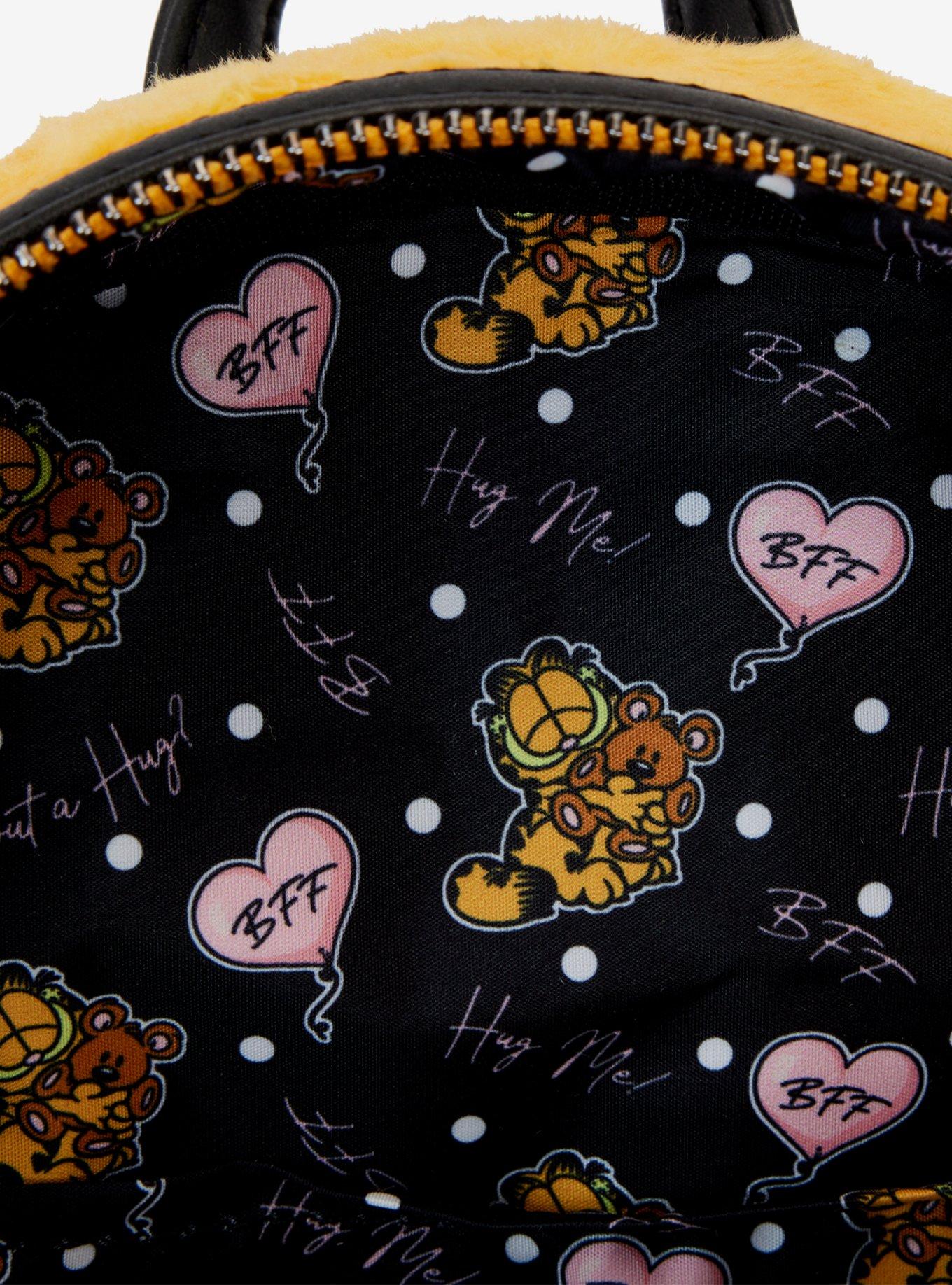 Loungefly Garfield & Pooky Fuzzy Figural Mini Backpack, , alternate