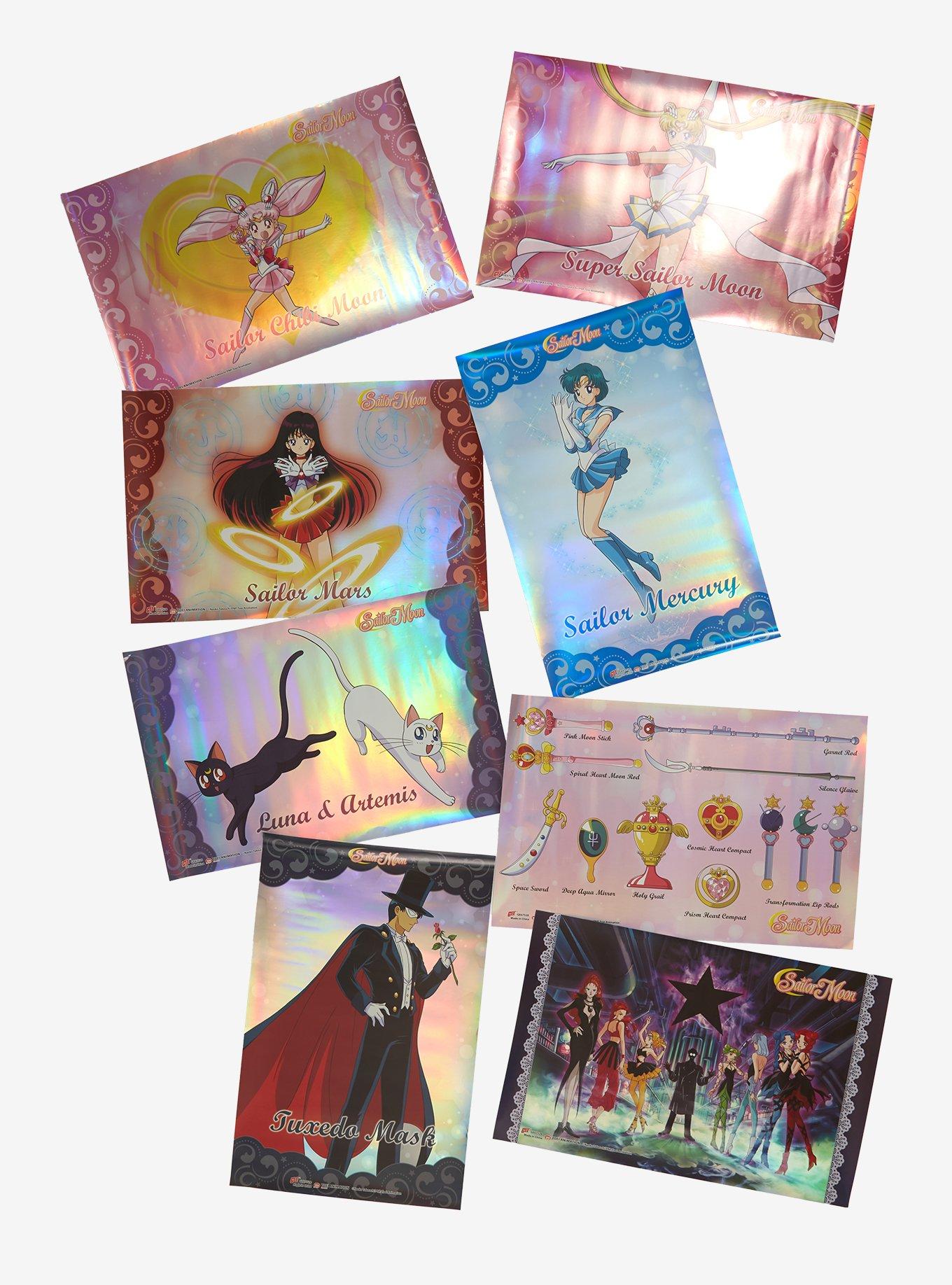 Sailor Moon Holographic Blind Box Poster Set — BoxLunch Exclusive, , hi-res