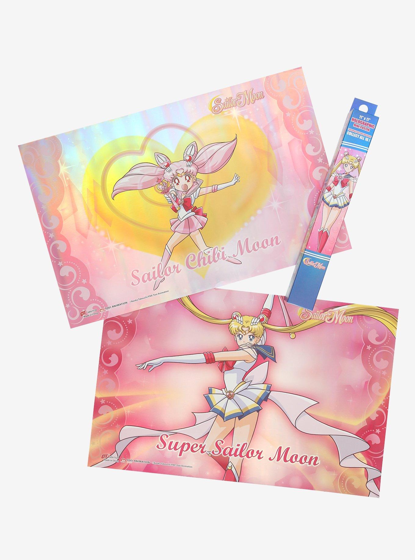 Sailor Moon Holographic Blind Box Poster Set — BoxLunch Exclusive, , alternate