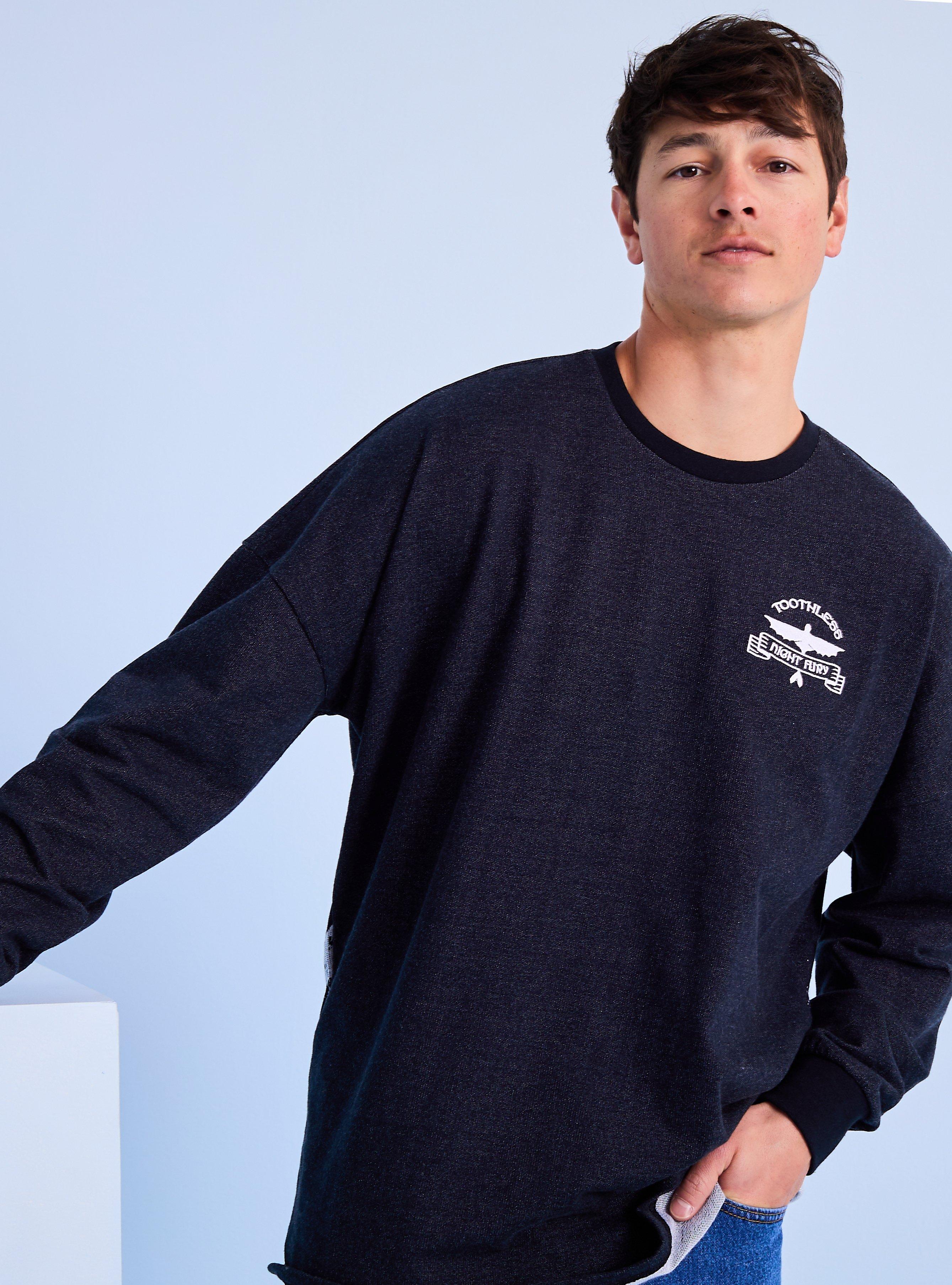 DreamWorks How To Train Your Dragon Toothless Tonal Portrait Long Sleeve - BoxLunch Exclusive, , hi-res