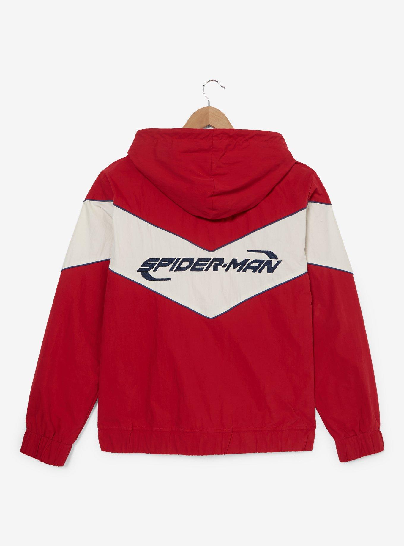 Marvel Spider-Man Icons Windbreaker - BoxLunch Exclusive, RED, alternate