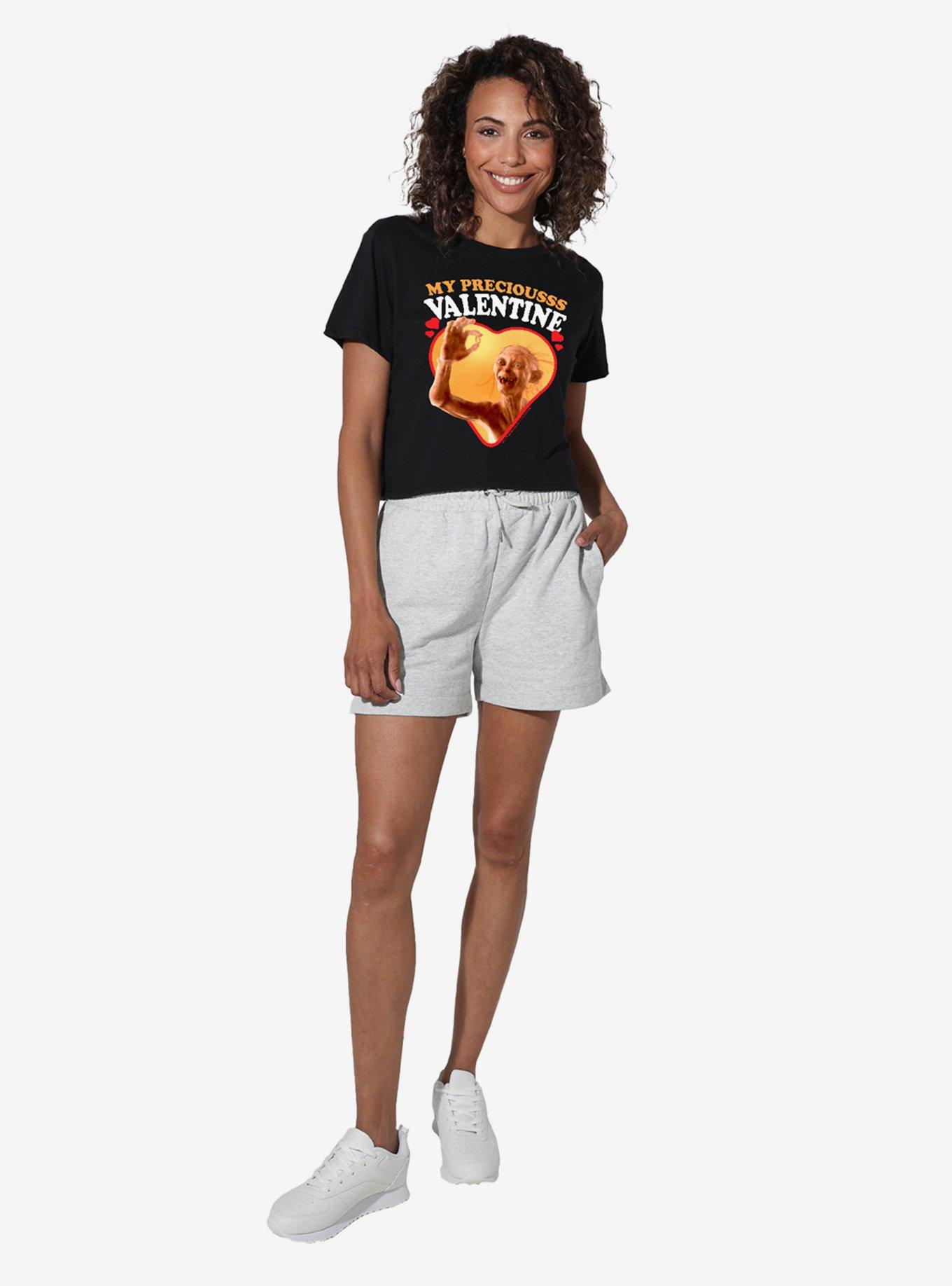 The Lord of the Rings Gollum My Precious Valentine Women's Crop Top T-Shirt, , hi-res