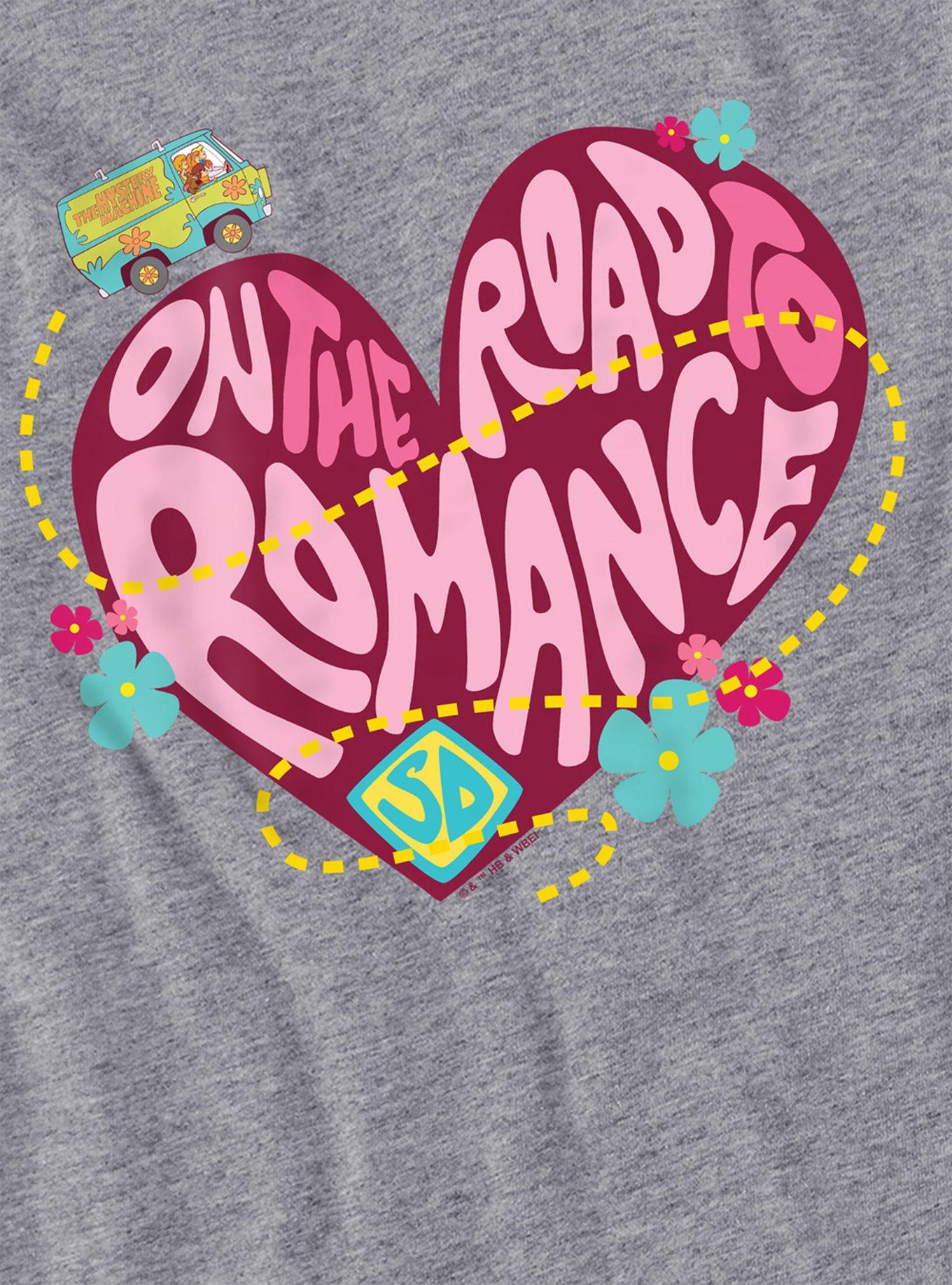 Scooby-Doo! Road To Romance Women's Crop Top T-Shirt, ATHLETIC HEATHER, alternate