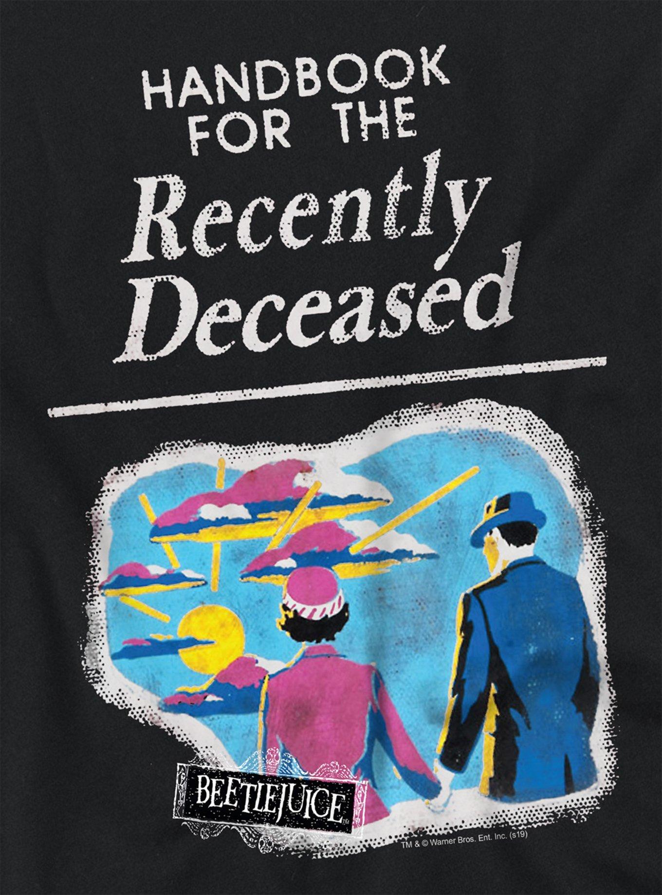 Beetlejuice The Handbook Women's Crop Top T-Shirt, BLACK, alternate