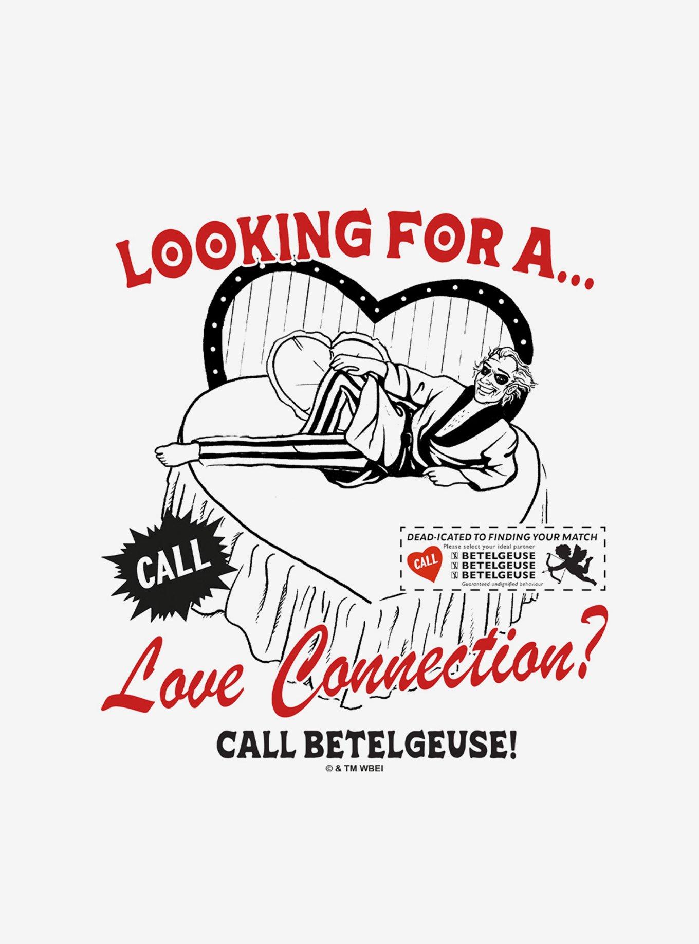 Beetlejuice Love Beetlejuice Cap Sleeve Baby Rib Women's Crop Top, BRIGHT WHITE, alternate