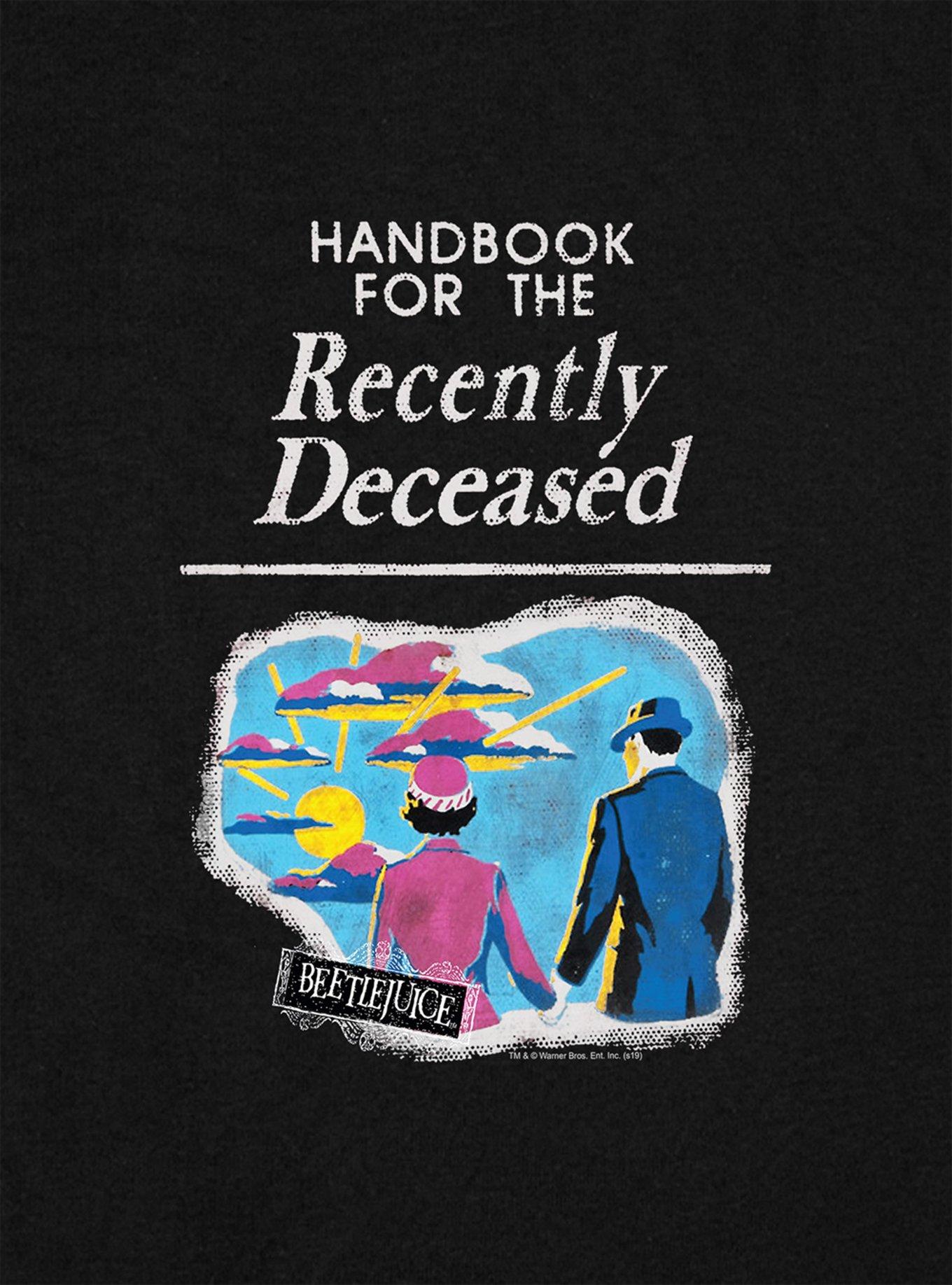 Beetlejuice The Handbook Cap Sleeve Baby Rib Women's Crop Top, BLACK, alternate