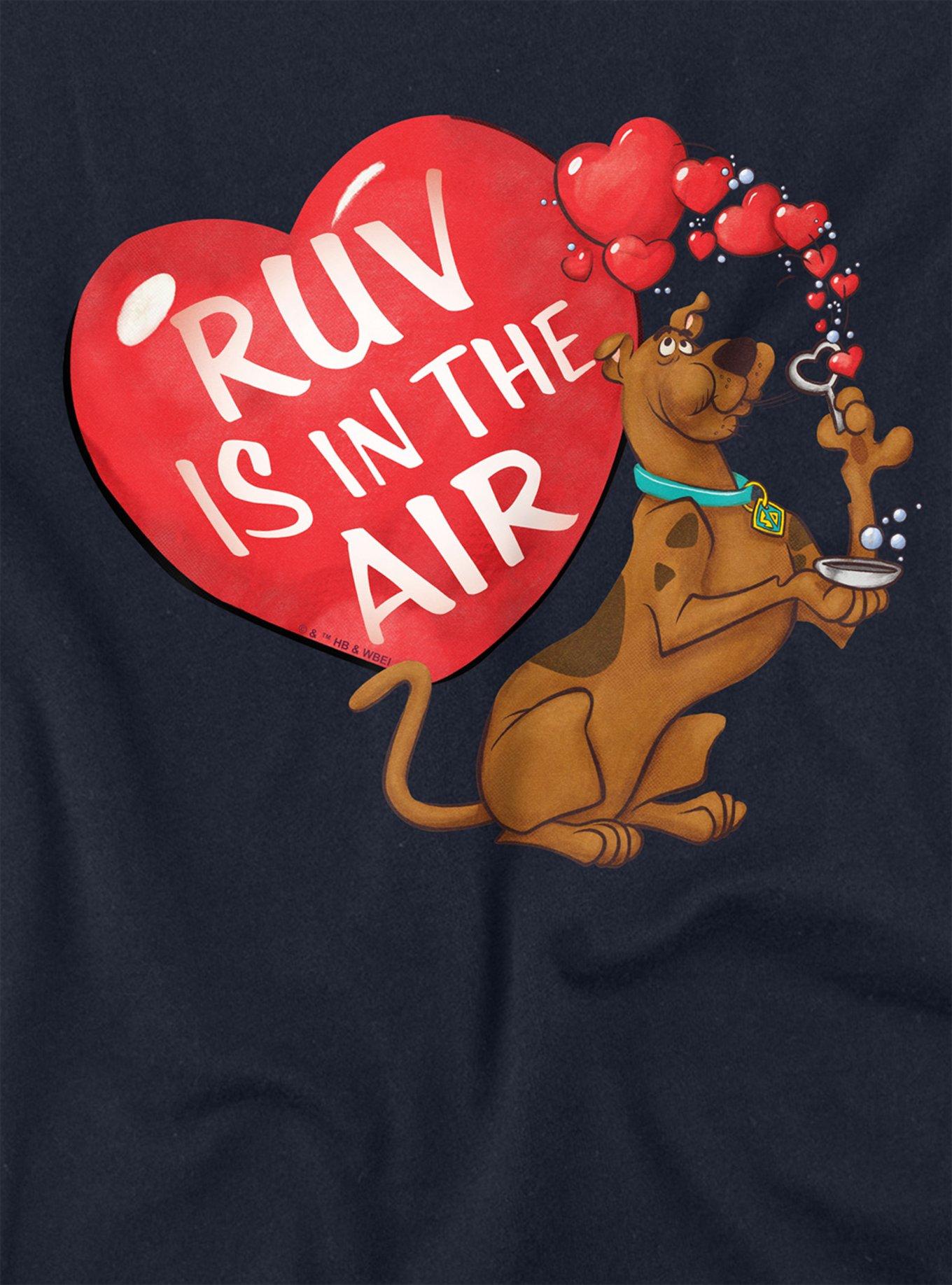 Scooby-Doo! Ruv Is In The Air Girls Crop Top T-Shirt, BLUE  NAVY, alternate