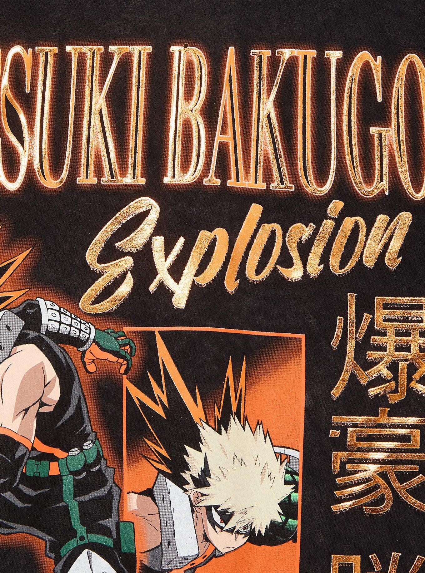 My Hero Academia Katsuki Bakugo Explosion Girls T-Shirt, , hi-res