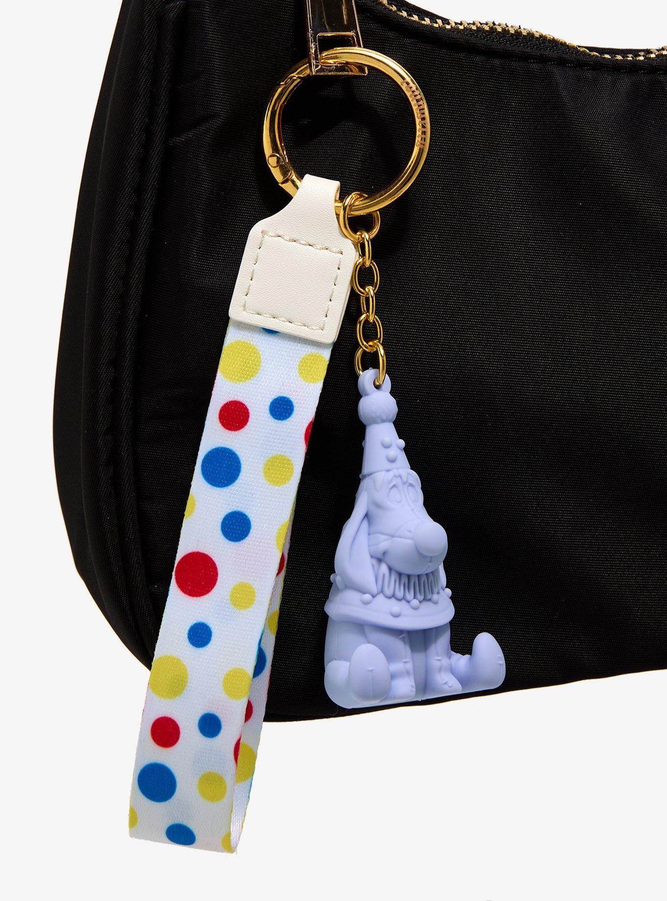 Loungefly Disney Eeyore Clown Wristlet Keychain - BoxLunch Exclusive, , hi-res