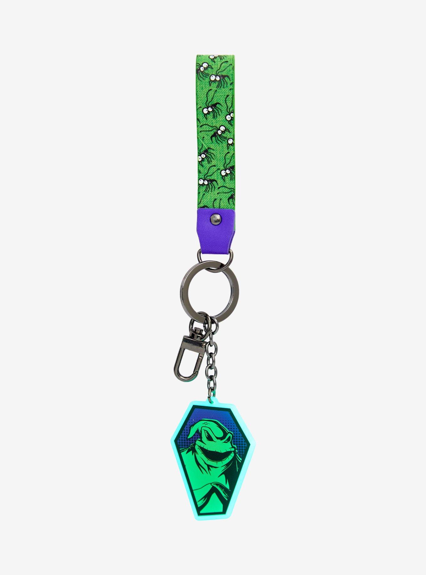Loungefly Disney The Nightmare Before Christmas Oogie Boogie Multi-Charm Keychain With Wristlet