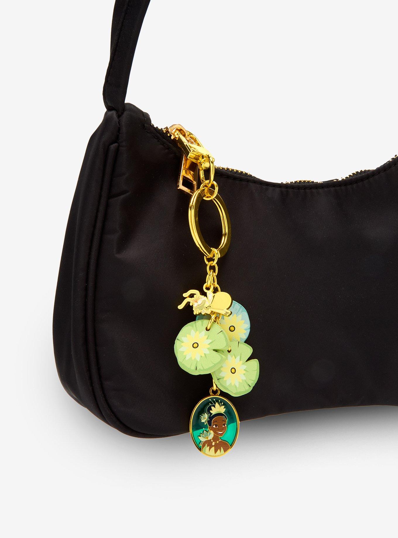 Loungefly Disney The Princess and the Frog Tiana Lily Pad Multi-Charm Keychain — BoxLunch Exclusive, , hi-res