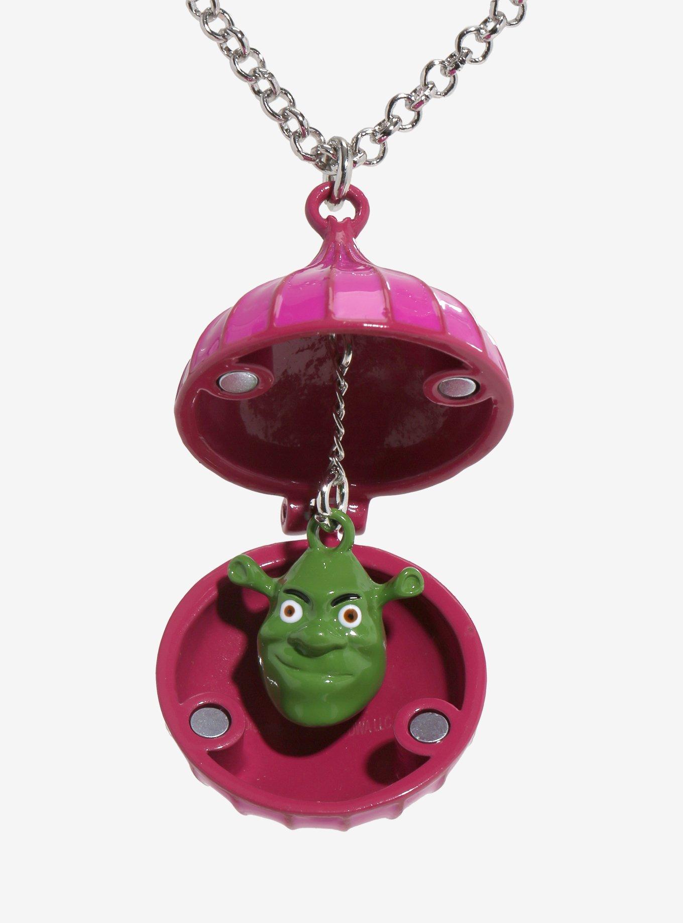 Shrek Onion Locket Necklace, , alternate