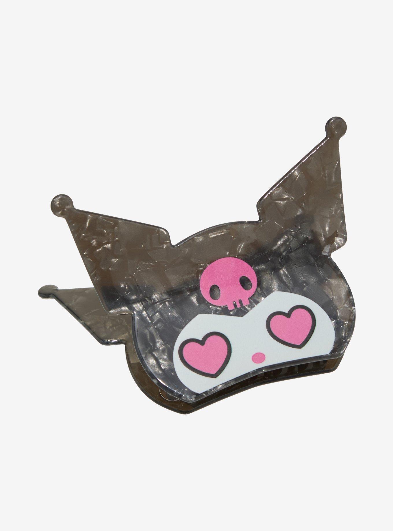 Kuromi Heart Eyes Figural Claw Hair Clip, , hi-res