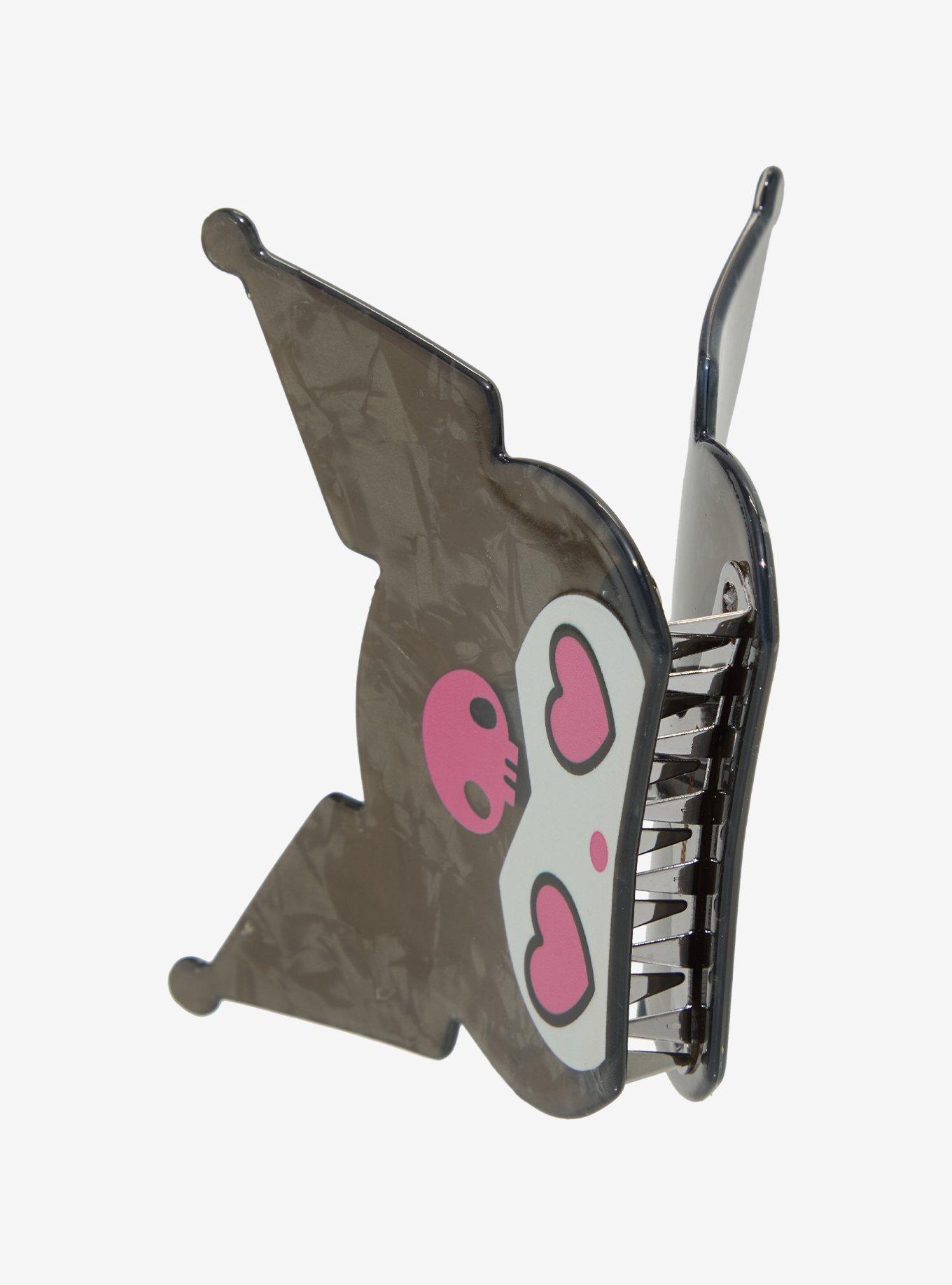 Kuromi Heart Eyes Figural Claw Hair Clip, , alternate