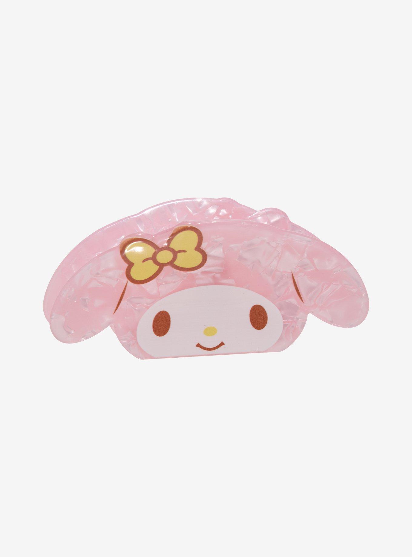 My Melody Face Figural Claw Hair Clip, , hi-res