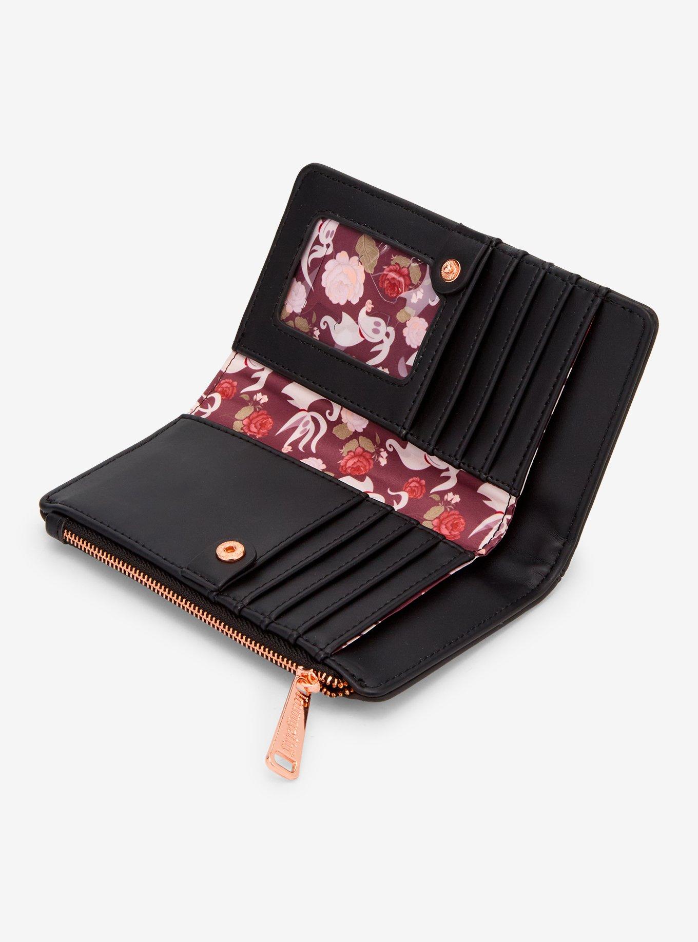Loungefly Disney The Nightmare Before Christmas Foral Zero Wallet - BoxLunch Exclusive, , alternate