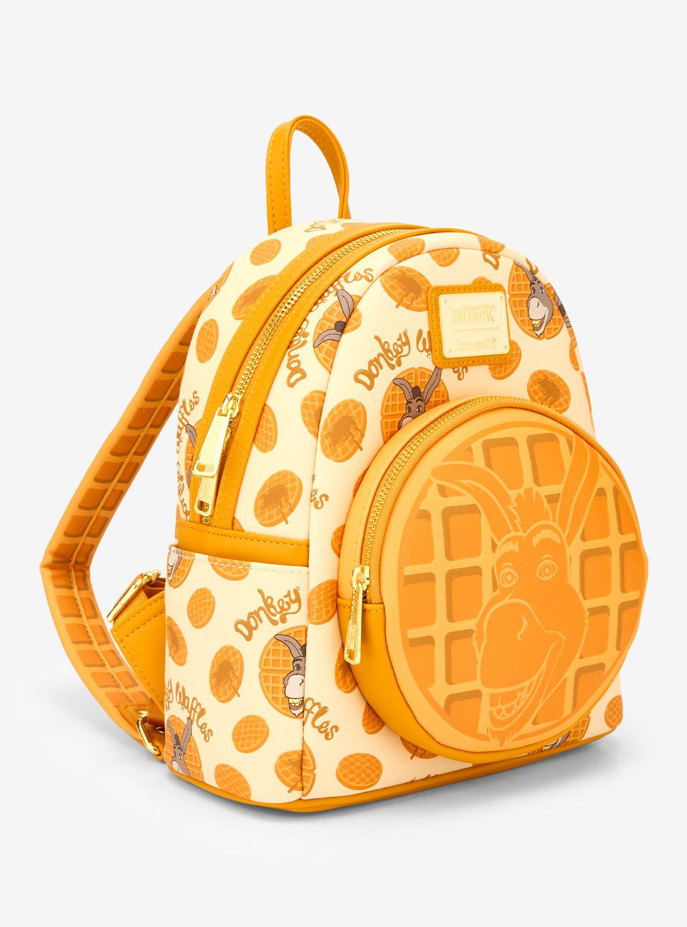Loungefly DreamWorks Shrek Donkey Waffle Maple Scented Mini Backpack - BoxLunch Exclusive, , hi-res