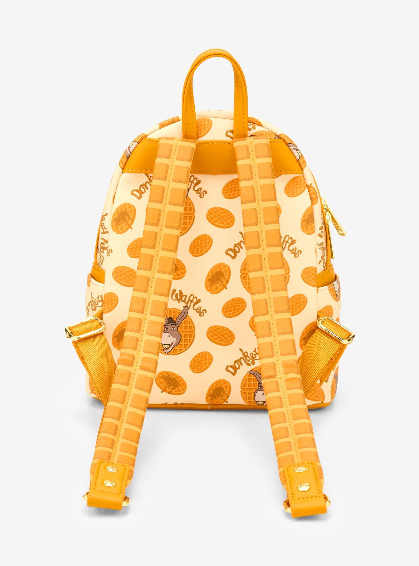 Loungefly DreamWorks Shrek Donkey Waffle Maple Scented Mini Backpack - BoxLunch Exclusive, , alternate