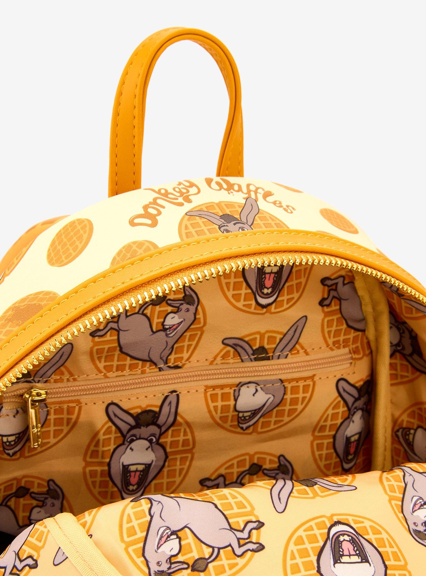 Loungefly DreamWorks Shrek Donkey Waffle Maple Scented Mini Backpack - BoxLunch Exclusive, , alternate