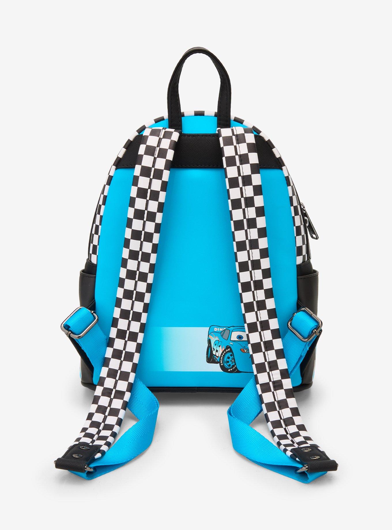 Loungefly Disney Pixar Cars Lightning McQueen Dinoco Light-Up Mini Backpack — BoxLunch Exclusive, , alternate