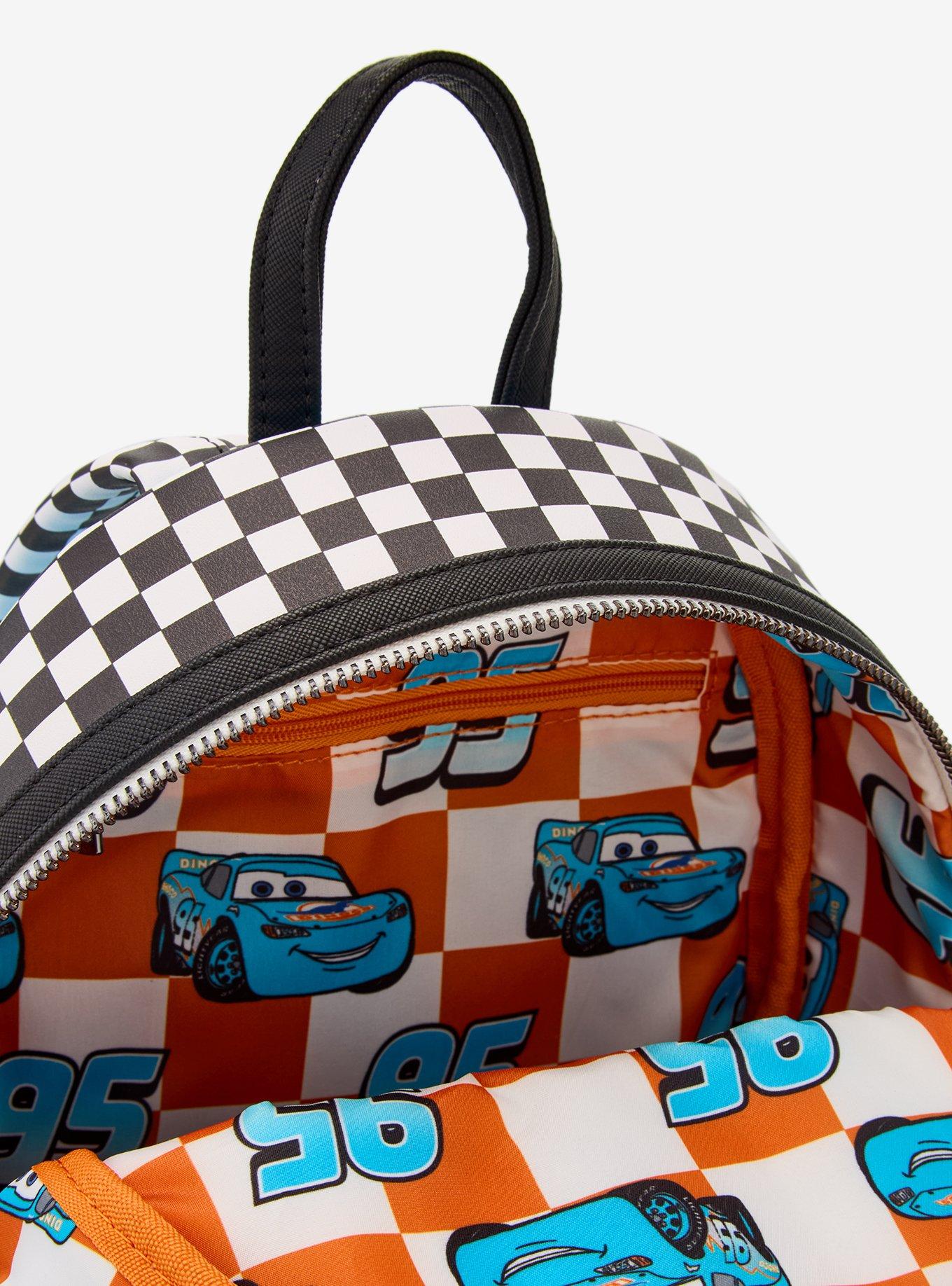 Loungefly Disney Pixar Cars Lightning McQueen Dinoco Light-Up Mini Backpack — BoxLunch Exclusive, , alternate